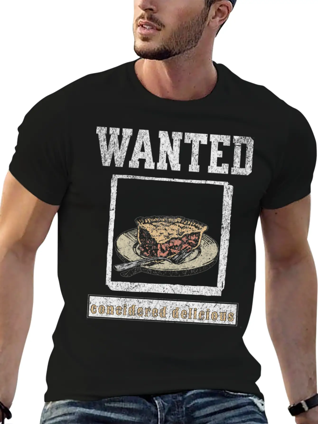 PIE Wanted Classic Fit Graphic Tee For Daily Comfort – Unisex Cotton Shirt