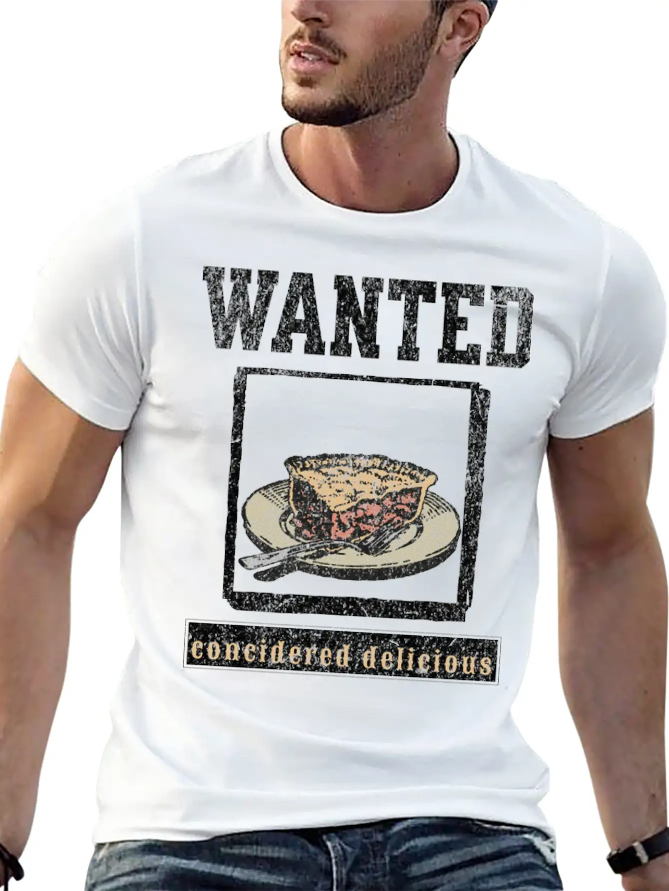 PIE Wanted Classic Fit Graphic Tee For Daily Comfort – Unisex Cotton Shirt
