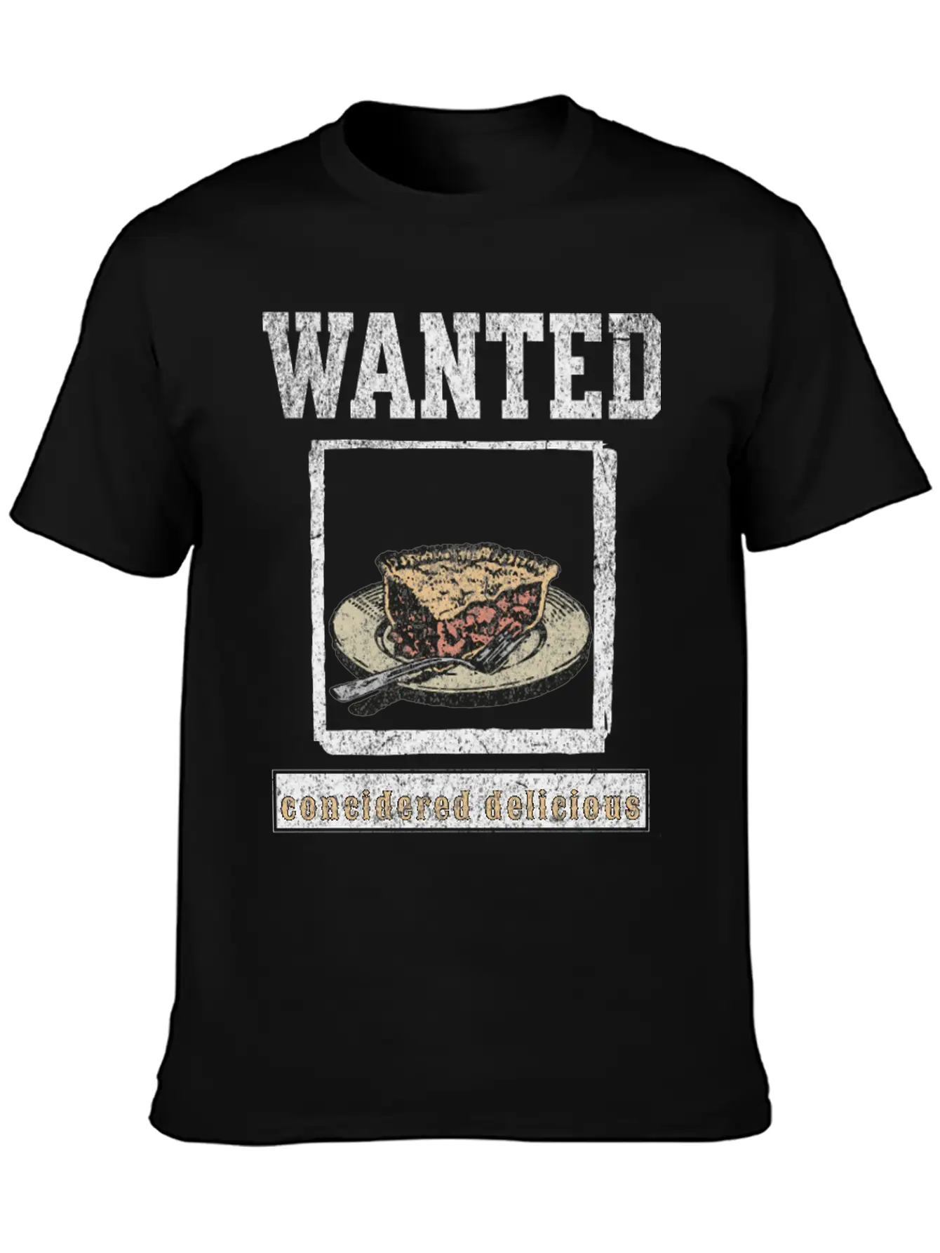 PIE Wanted Classic Fit Graphic Tee For Daily Comfort – Unisex Cotton Shirt