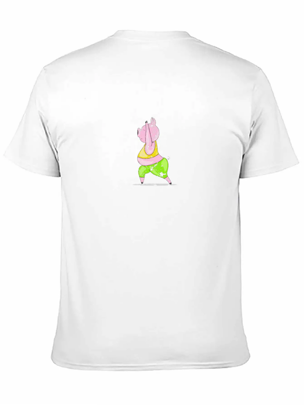 Pig Yoga Exercise Unisex Casual T-Shirt – Clean Design For Daily Comfort