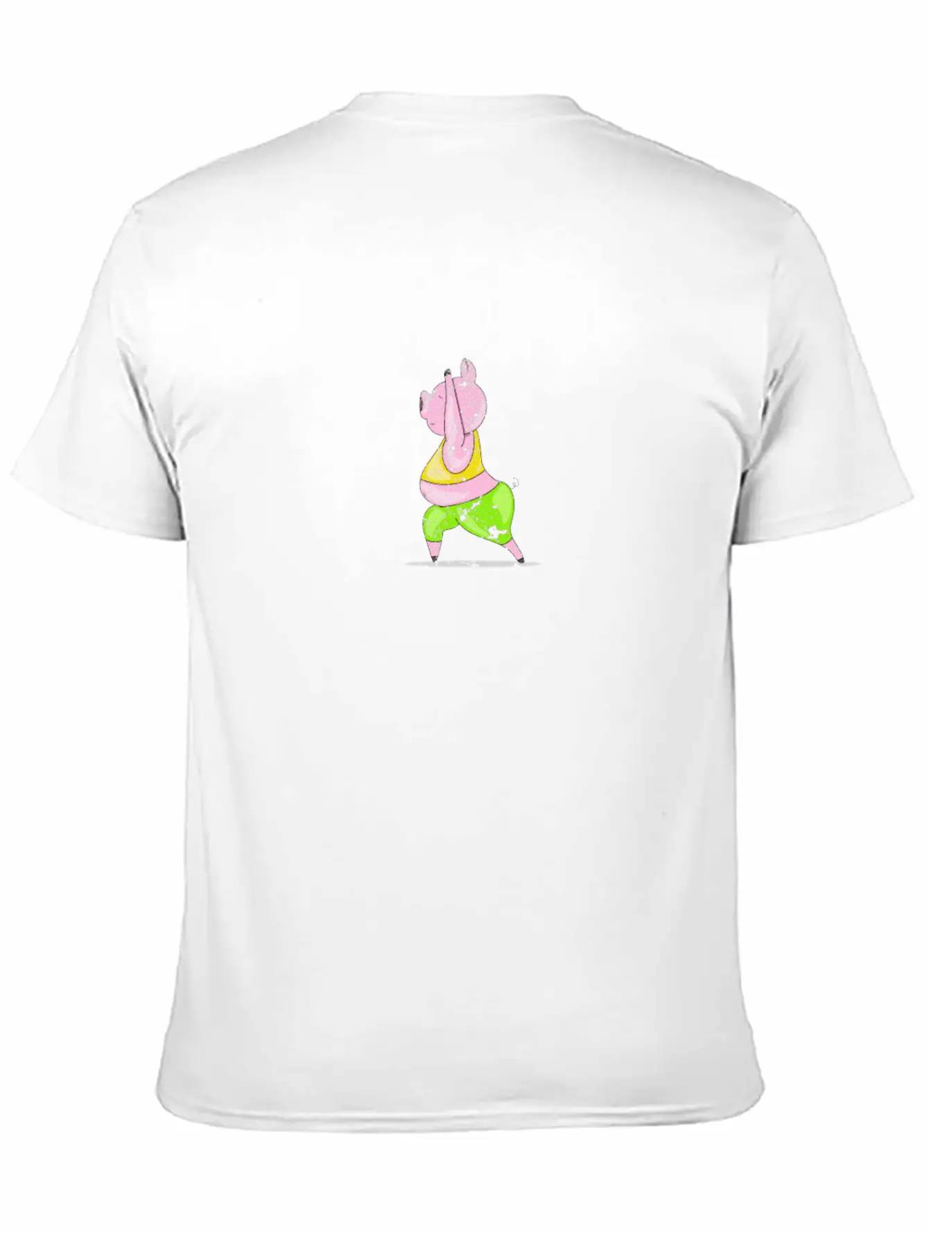 Pig Yoga Exercise Unisex Casual T-Shirt – Clean Design For Daily Comfort