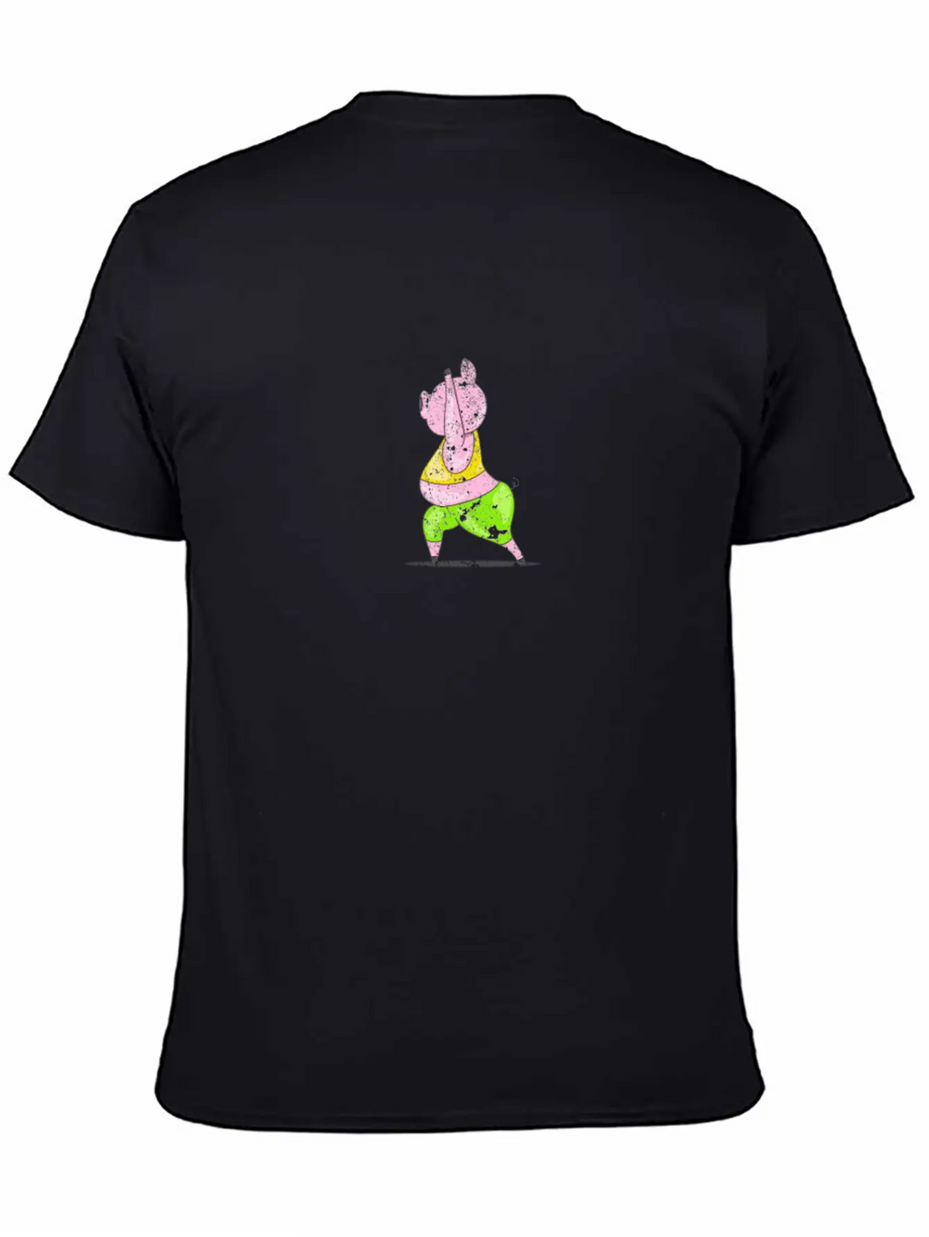 Pig Yoga Exercise Unisex Casual T-Shirt – Clean Design For Daily Comfort