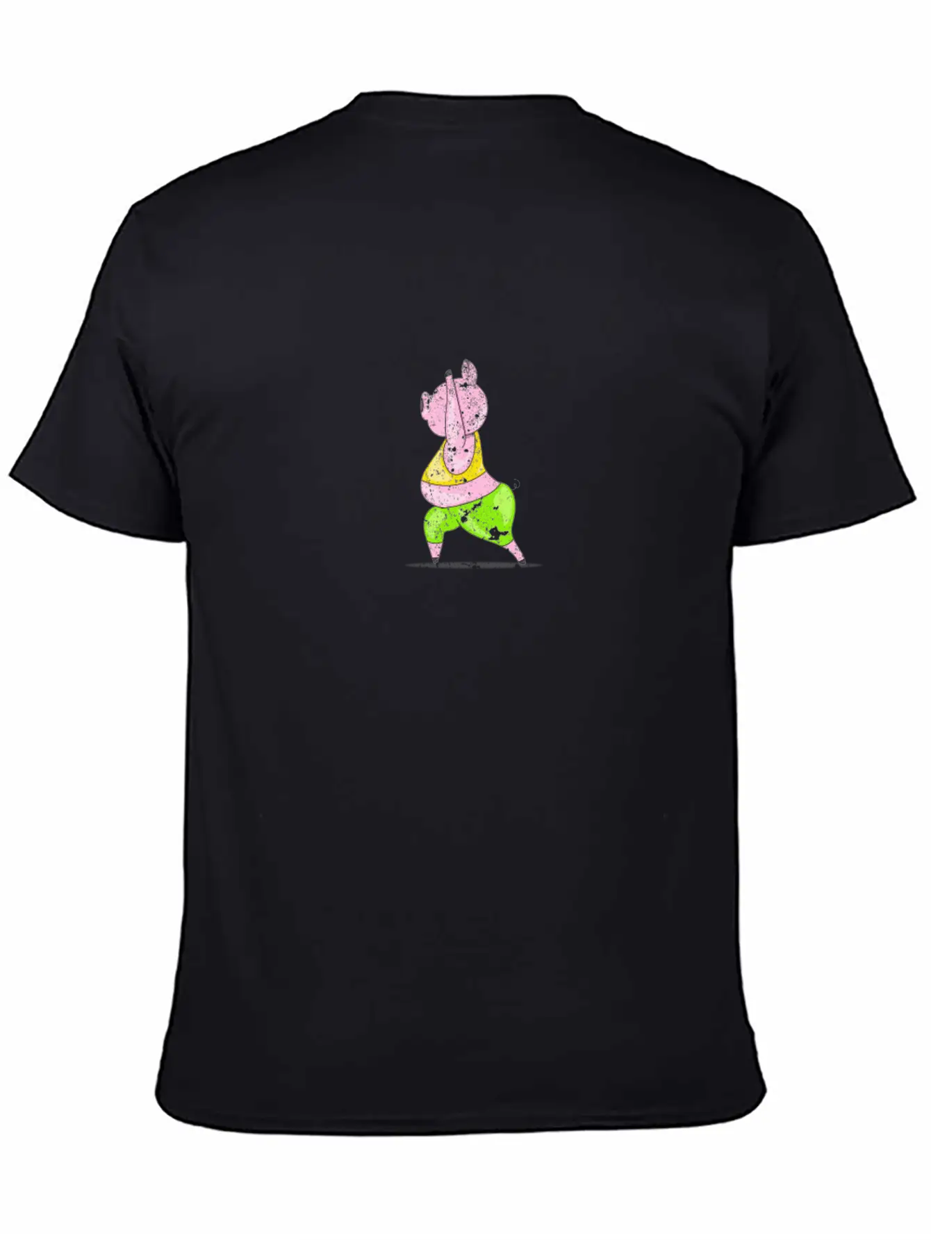 Pig Yoga Exercise Unisex Casual T-Shirt – Clean Design For Daily Comfort