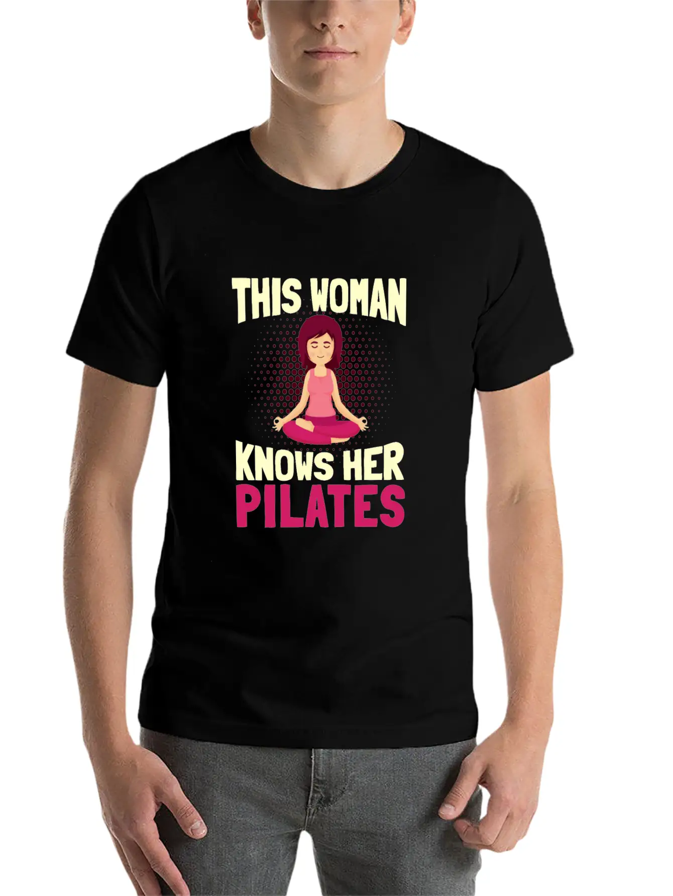Pilates Unisex Casual T-Shirt – Clean Design For Daily Comfort