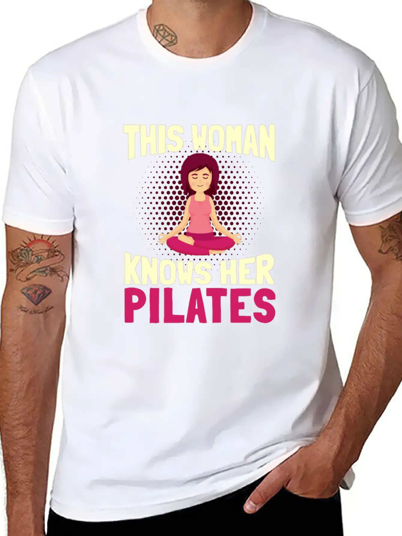 Pilates Unisex Casual T-Shirt – Clean Design For Daily Comfort