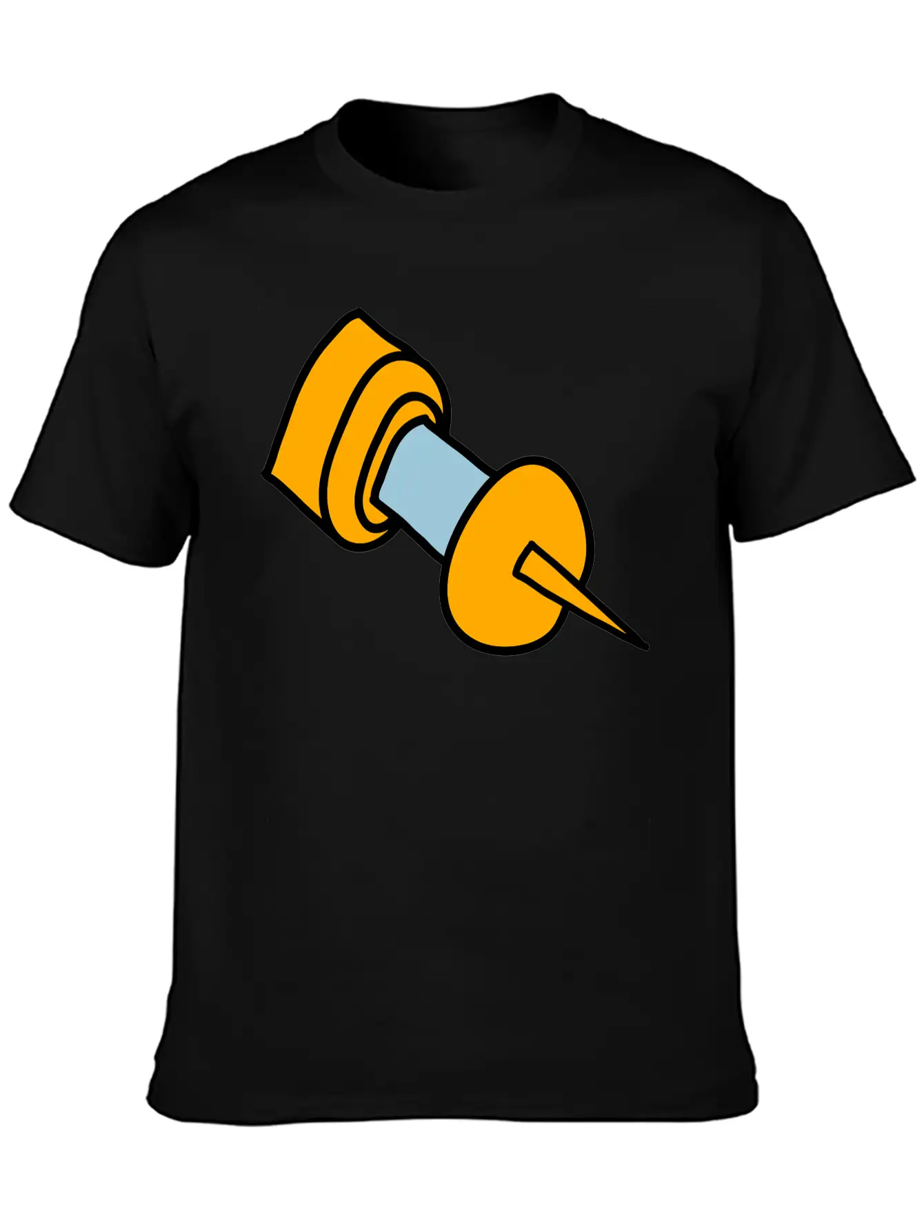 Pin Unisex Short Sleeve Soft Cotton T-Shirt – Casual Everyday Wear