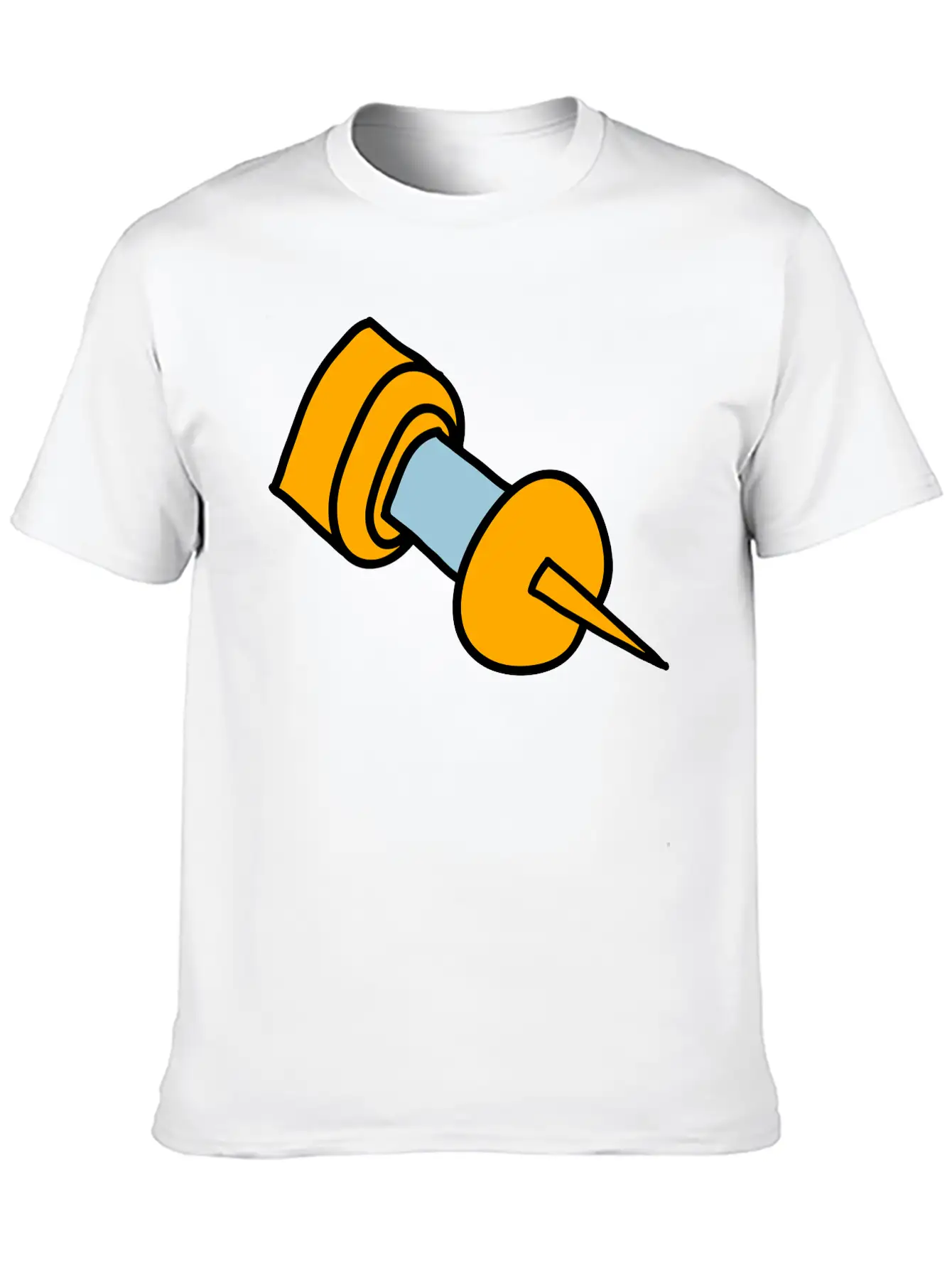 Pin Unisex Short Sleeve Soft Cotton T-Shirt – Casual Everyday Wear