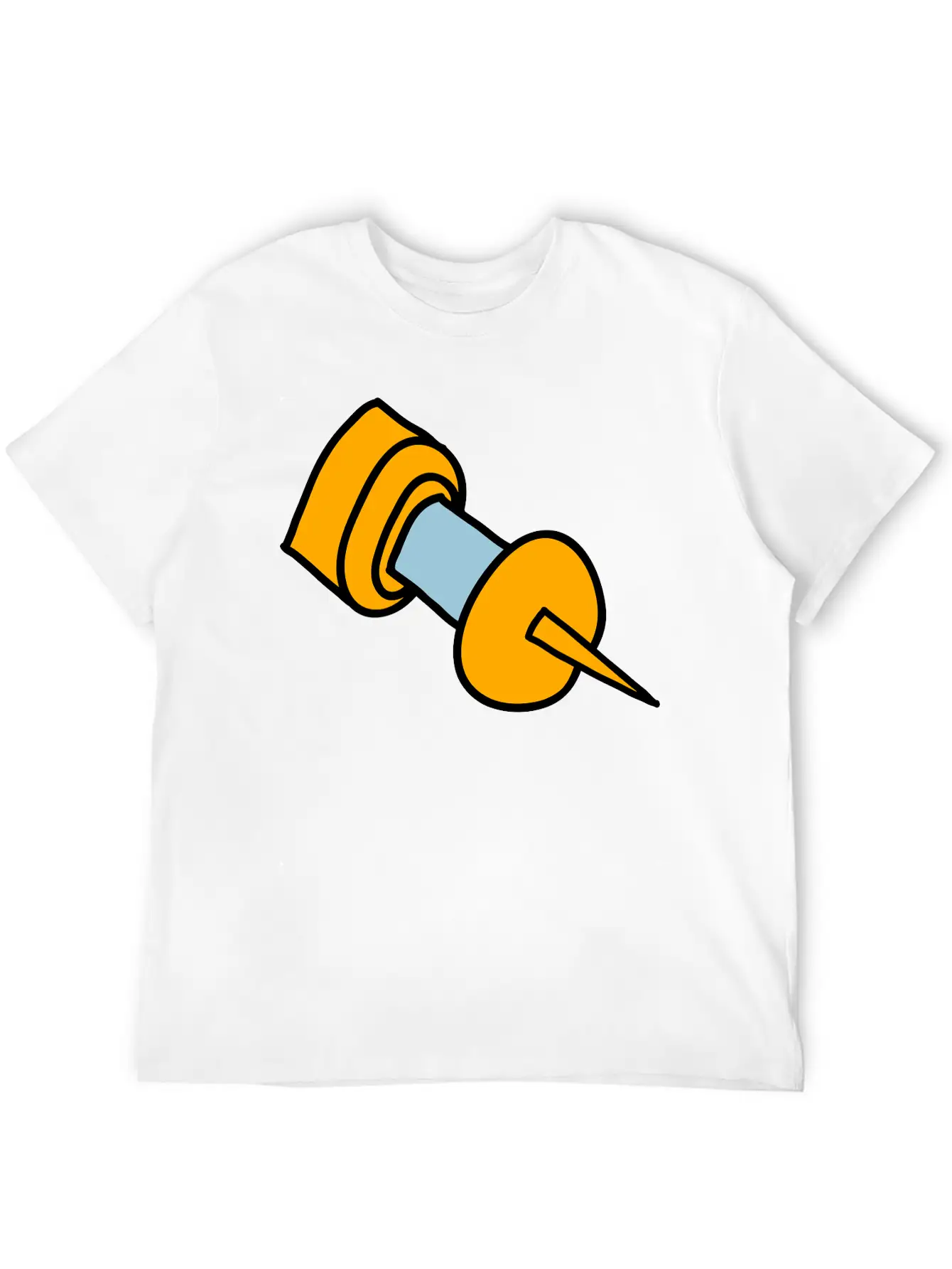 Pin Unisex Short Sleeve Soft Cotton T-Shirt – Casual Everyday Wear