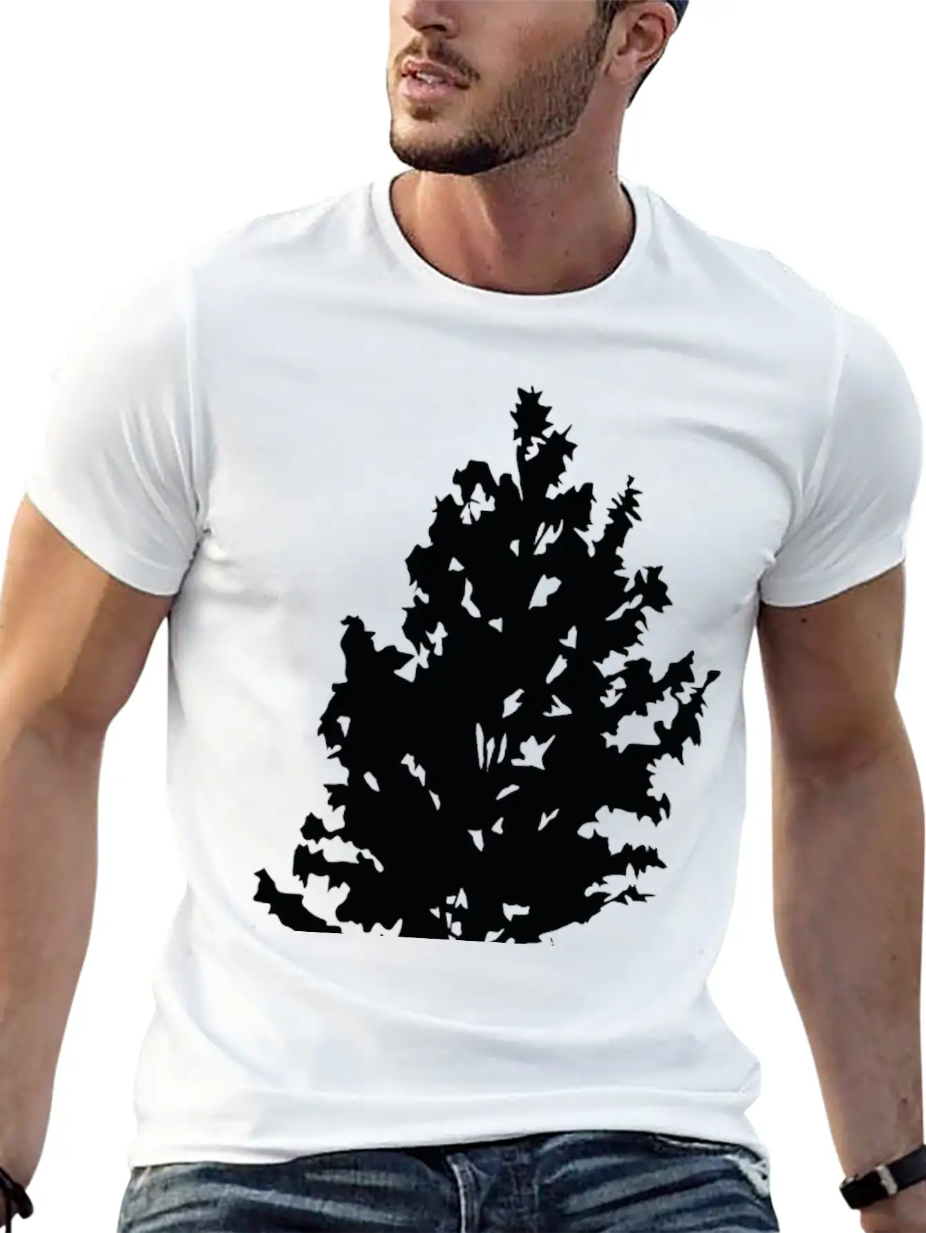 Pine Tree Unisex Casual T-Shirt – Clean Design For Daily Comfort