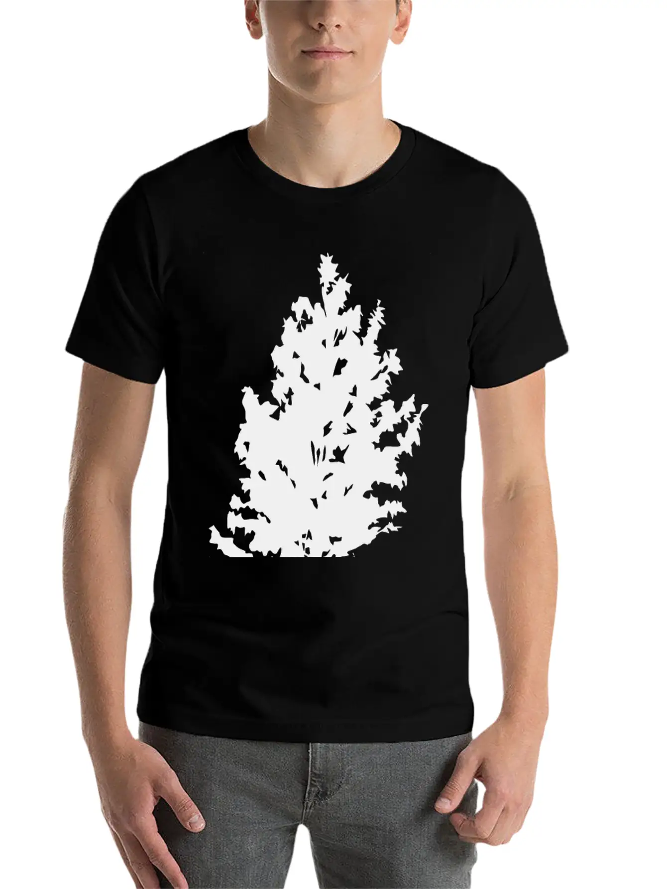 Pine Tree Unisex Casual T-Shirt – Clean Design For Daily Comfort