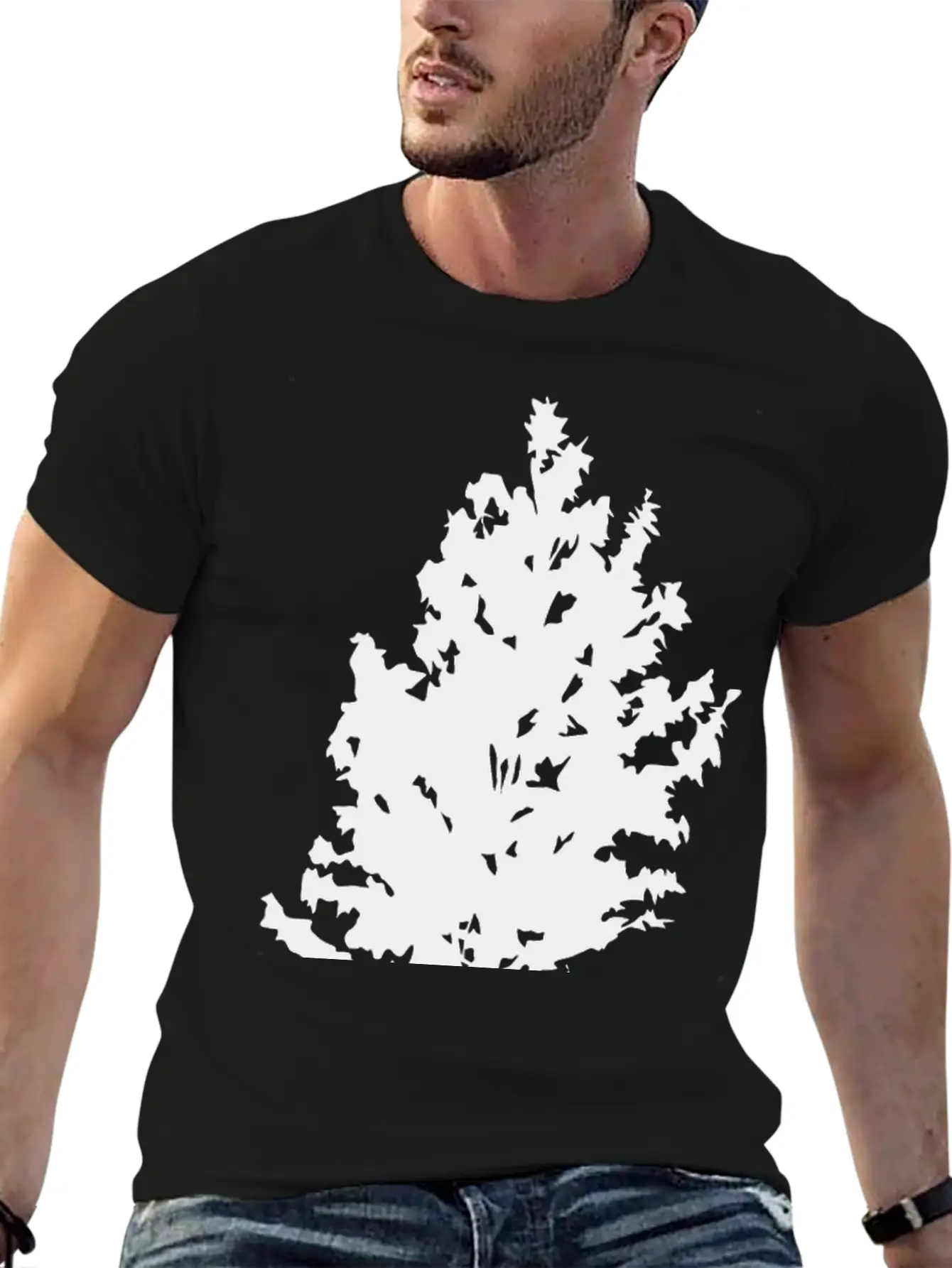 Pine Tree Unisex Casual T-Shirt – Clean Design For Daily Comfort