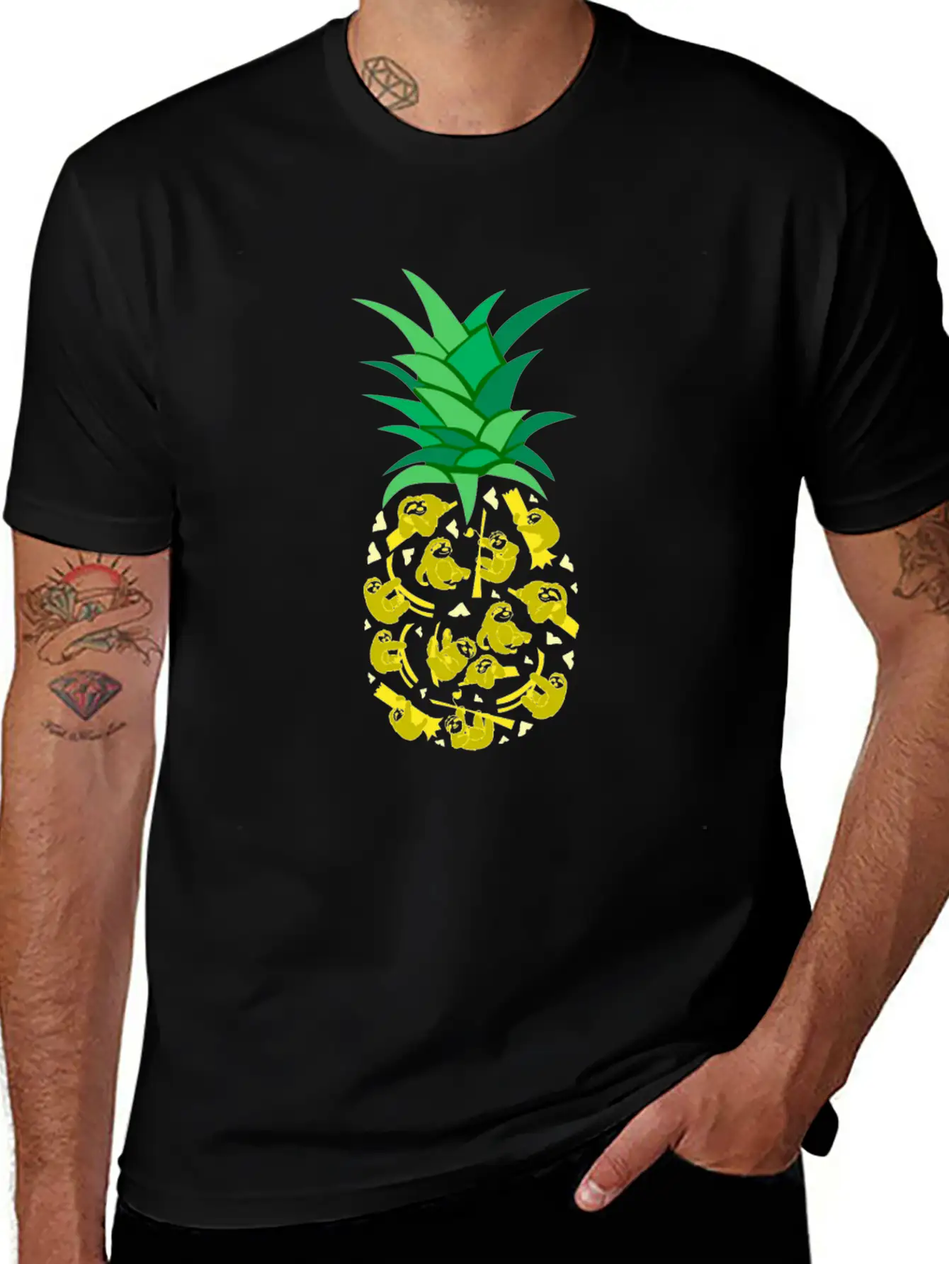 Pineapple Unisex Casual T-Shirt – Clean Design For Daily Comfort