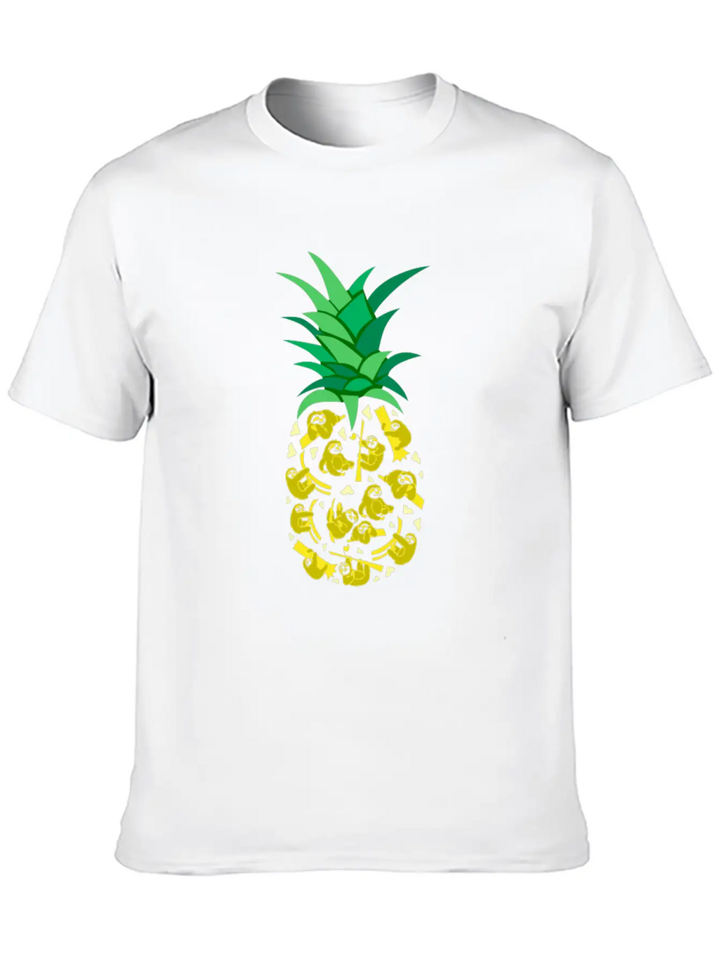 Pineapple Unisex Casual T-Shirt – Clean Design For Daily Comfort