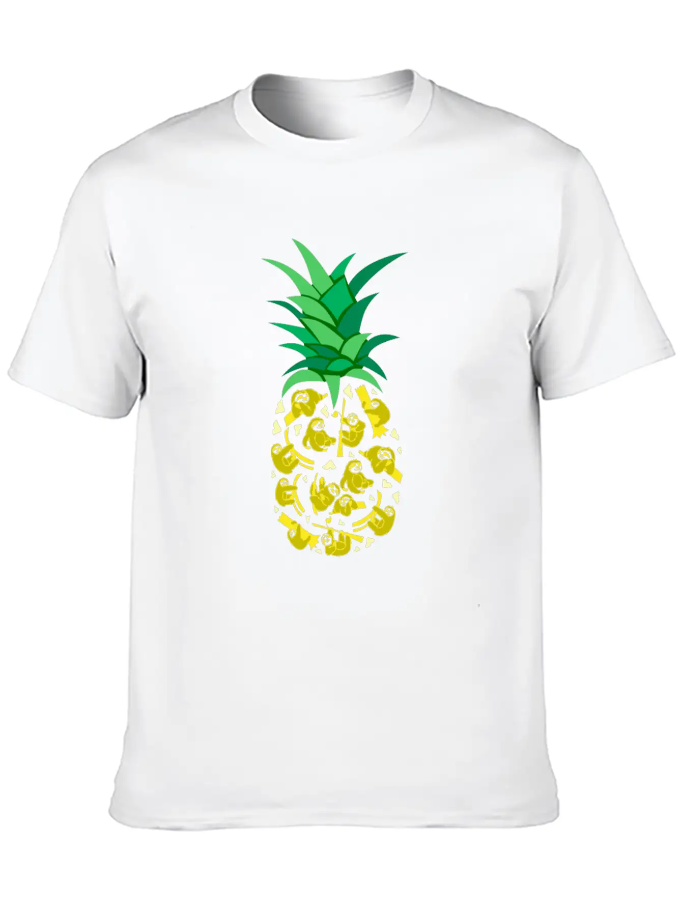 Pineapple Unisex Casual T-Shirt – Clean Design For Daily Comfort