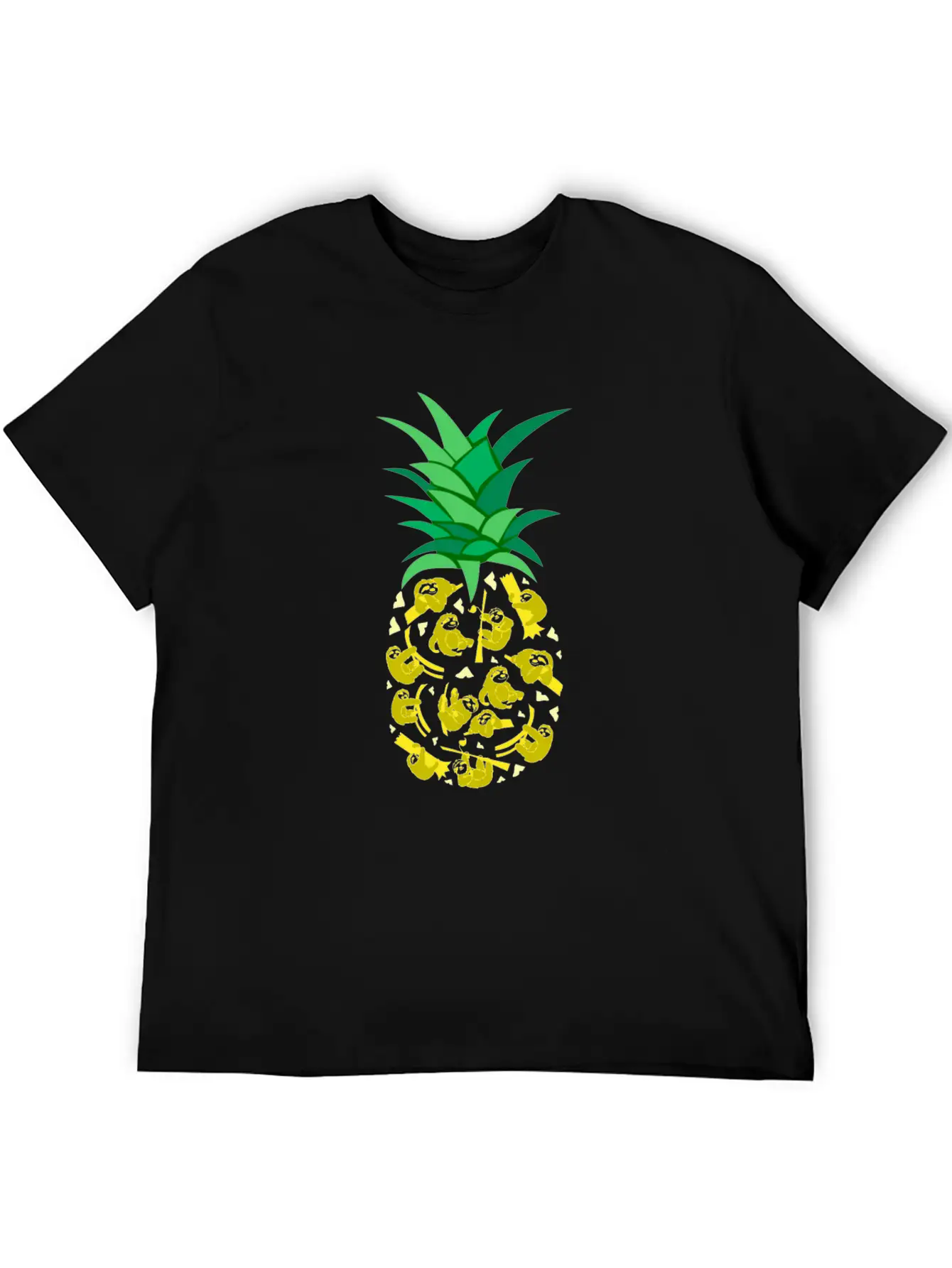 Pineapple Unisex Casual T-Shirt – Clean Design For Daily Comfort