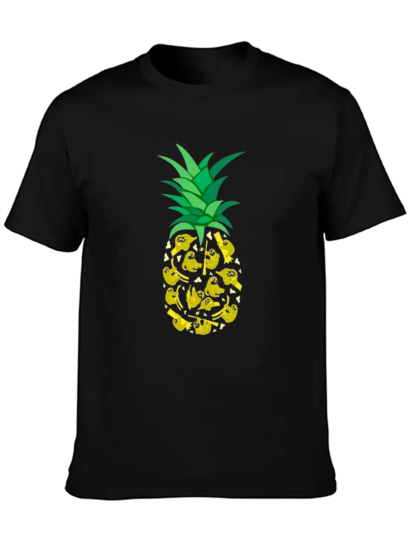 Pineapple Unisex Casual T-Shirt – Clean Design For Daily Comfort