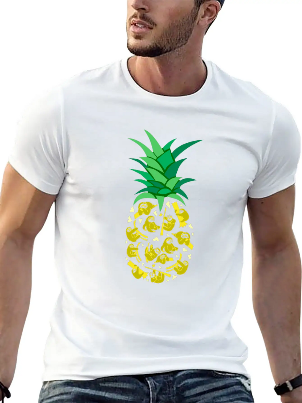 Pineapple Unisex Casual T-Shirt – Clean Design For Daily Comfort