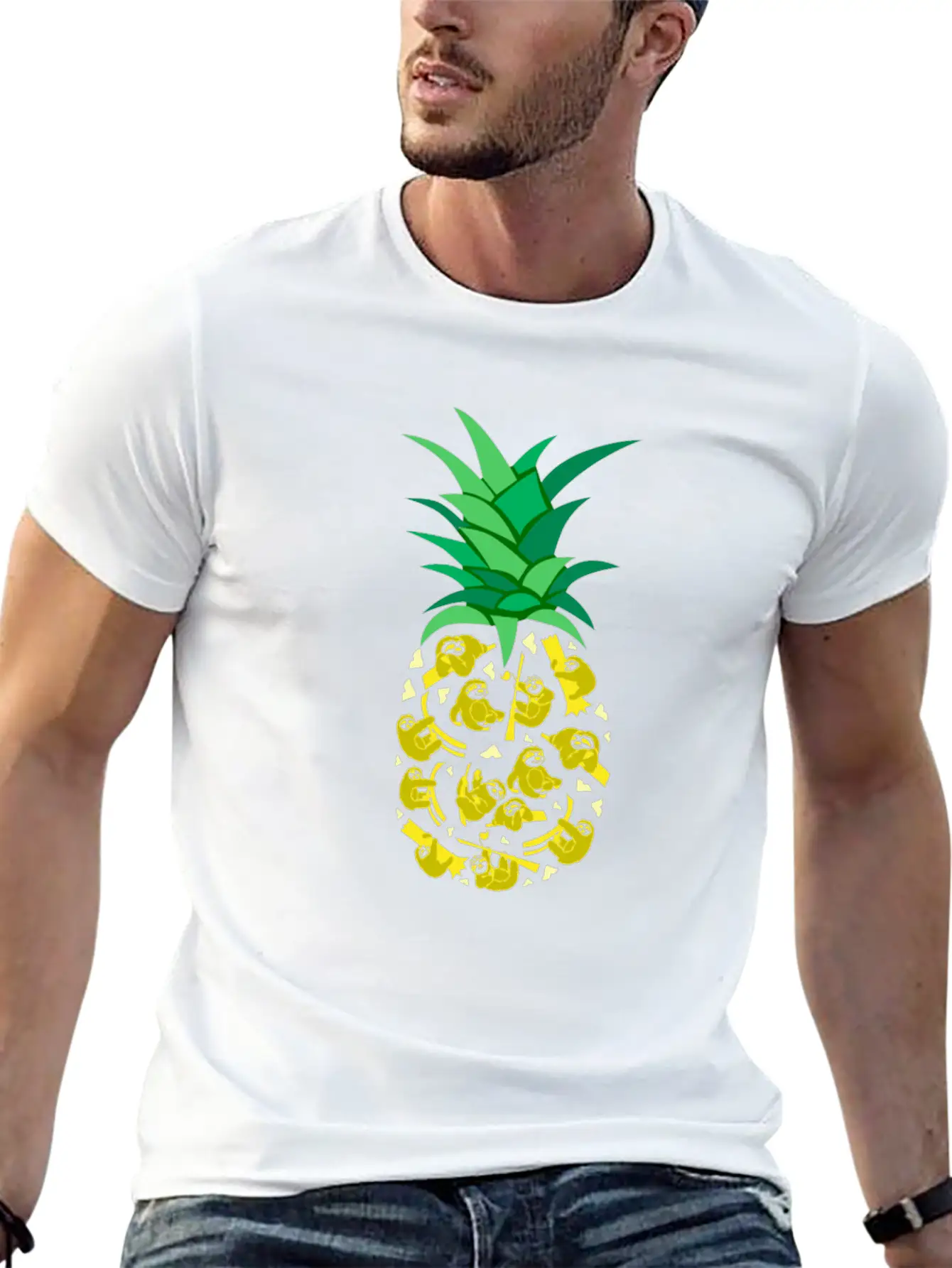 Pineapple Unisex Casual T-Shirt – Clean Design For Daily Comfort
