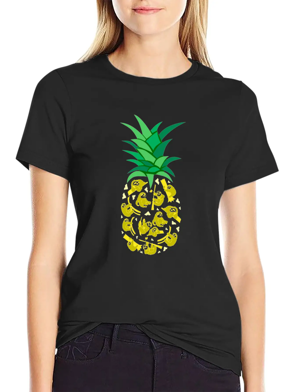 Pineapple Unisex Casual T-Shirt – Clean Design For Daily Comfort