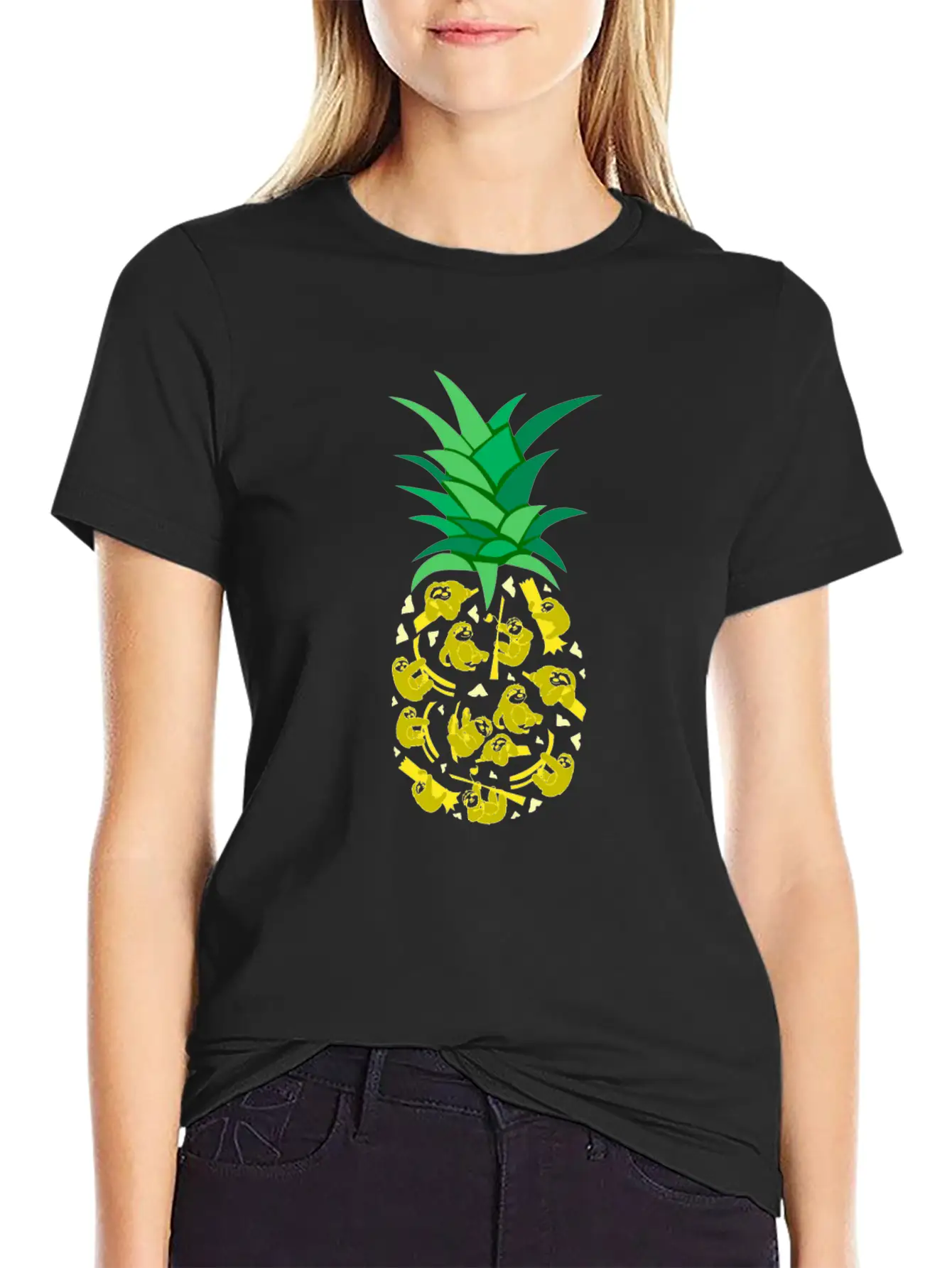 Pineapple Unisex Casual T-Shirt – Clean Design For Daily Comfort