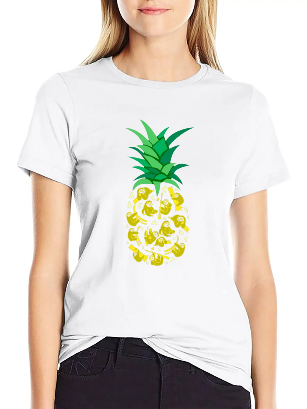 Pineapple Unisex Casual T-Shirt – Clean Design For Daily Comfort