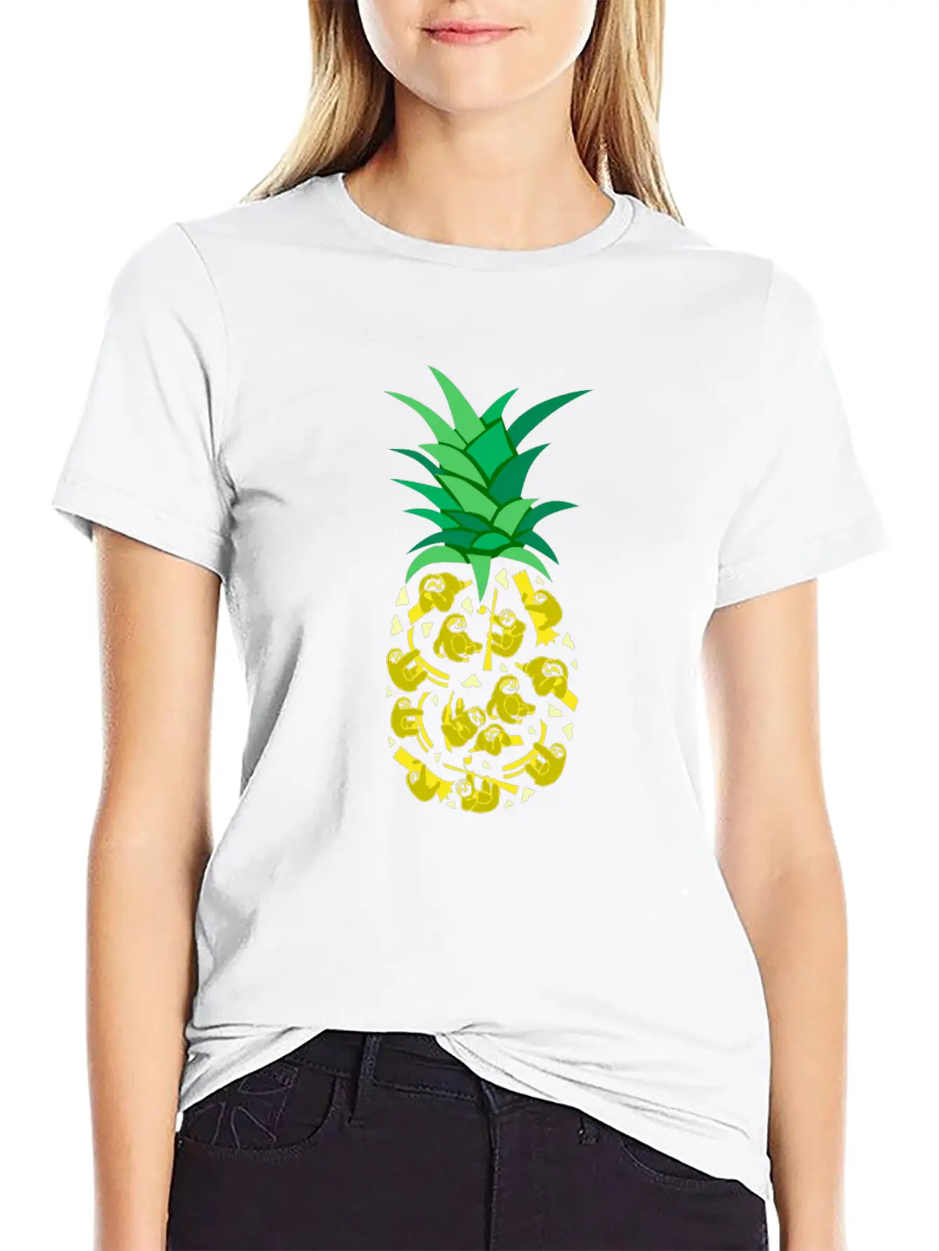 Pineapple Unisex Casual T-Shirt – Clean Design For Daily Comfort