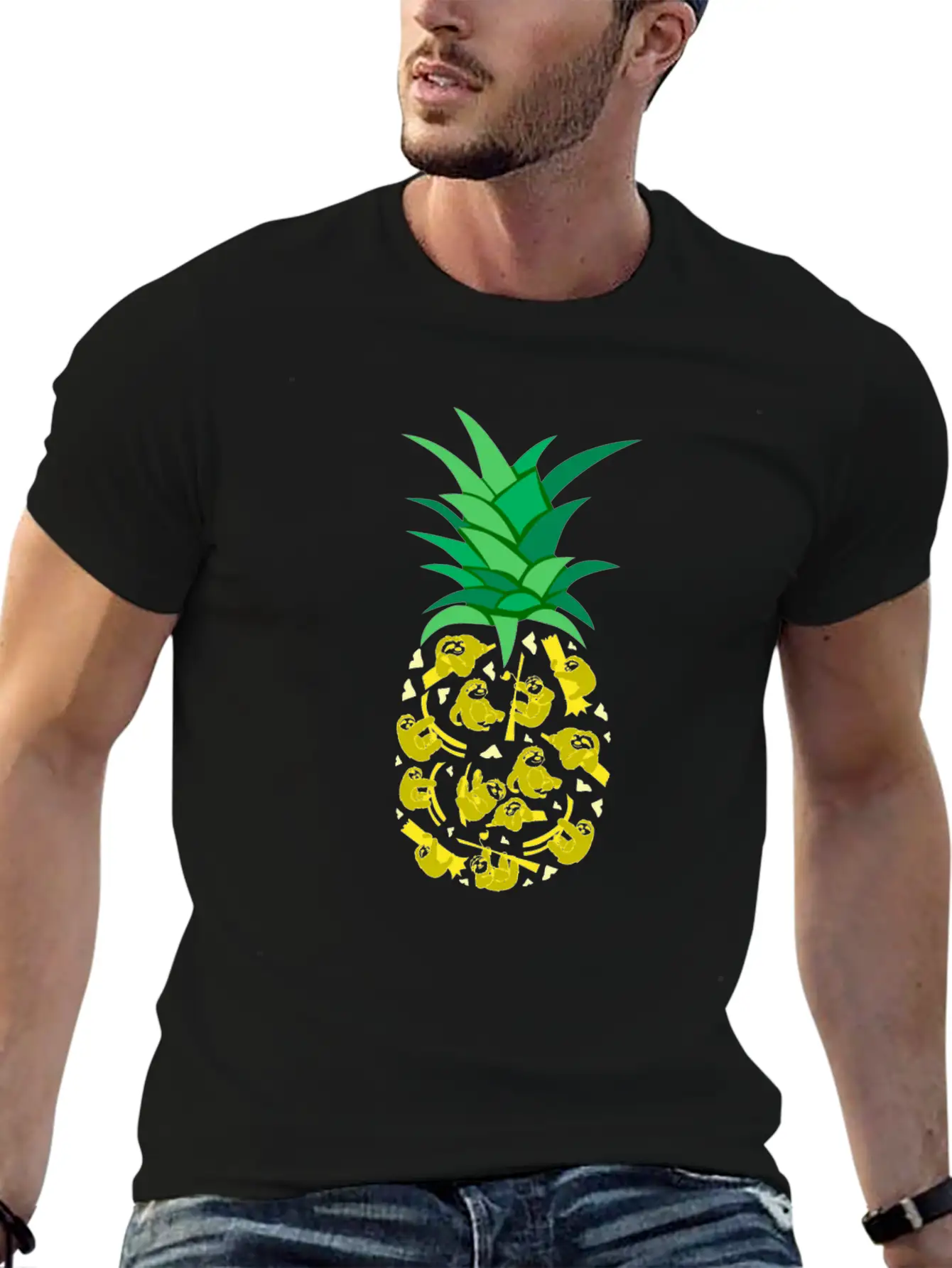 Pineapple Unisex Casual T-Shirt – Clean Design For Daily Comfort