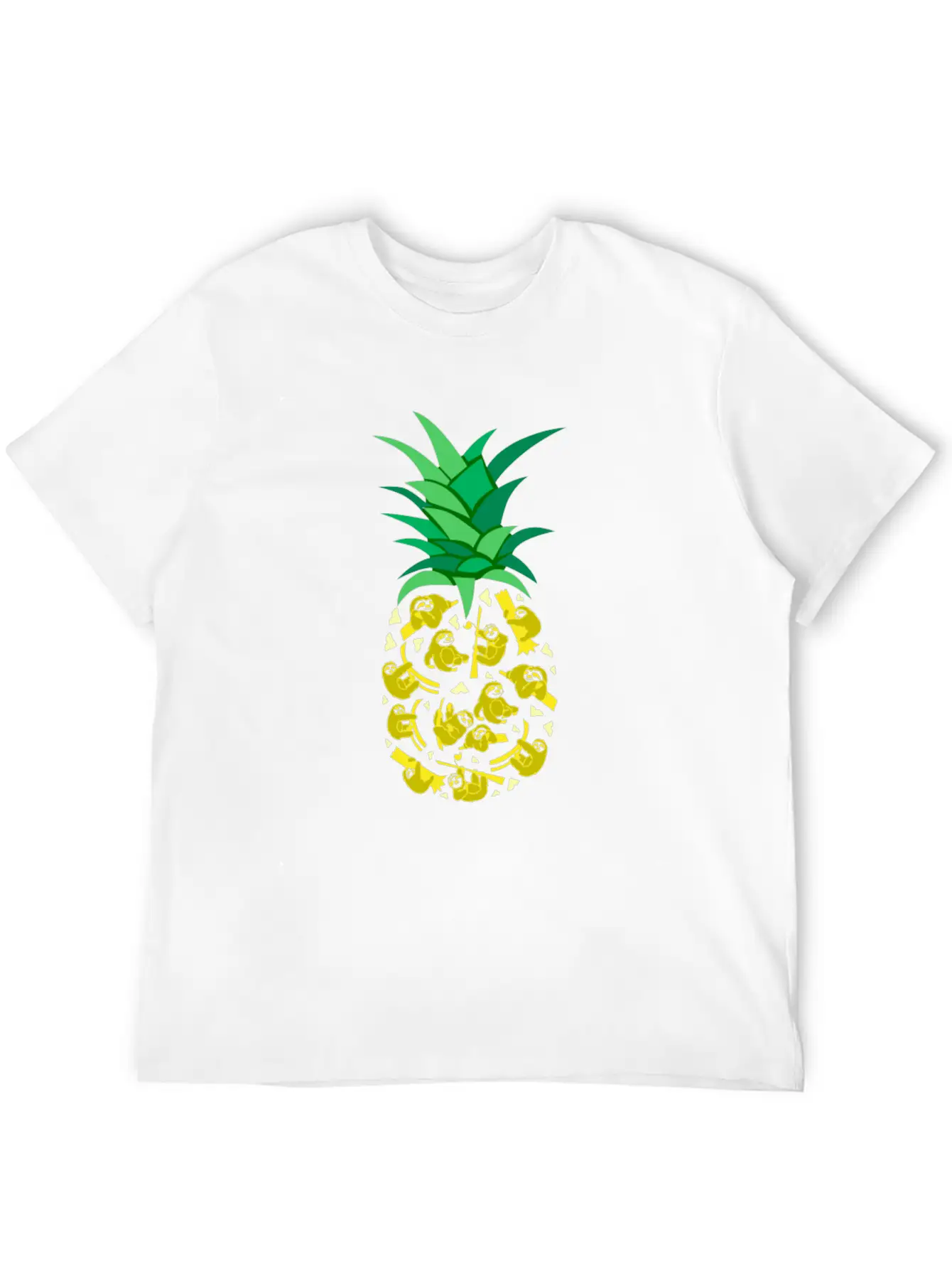 Pineapple Unisex Casual T-Shirt – Clean Design For Daily Comfort