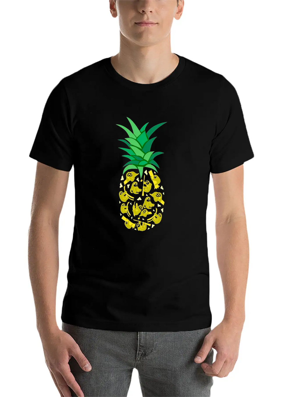 Pineapple Unisex Casual T-Shirt – Clean Design For Daily Comfort