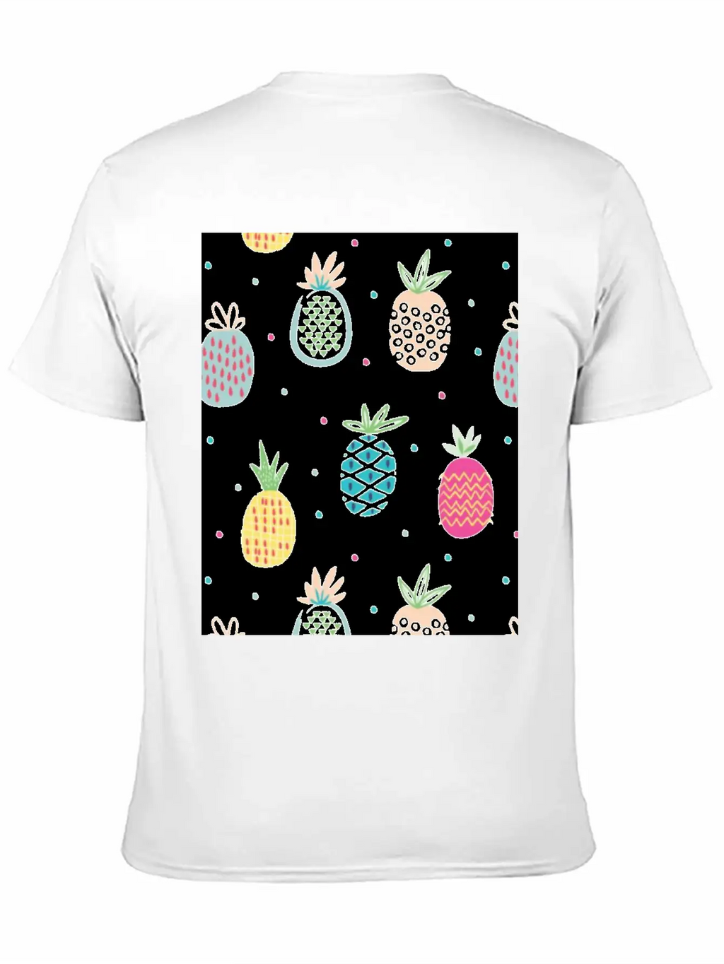 Pineapples Unisex Short Sleeve Soft Cotton T-Shirt – Casual Everyday Wear