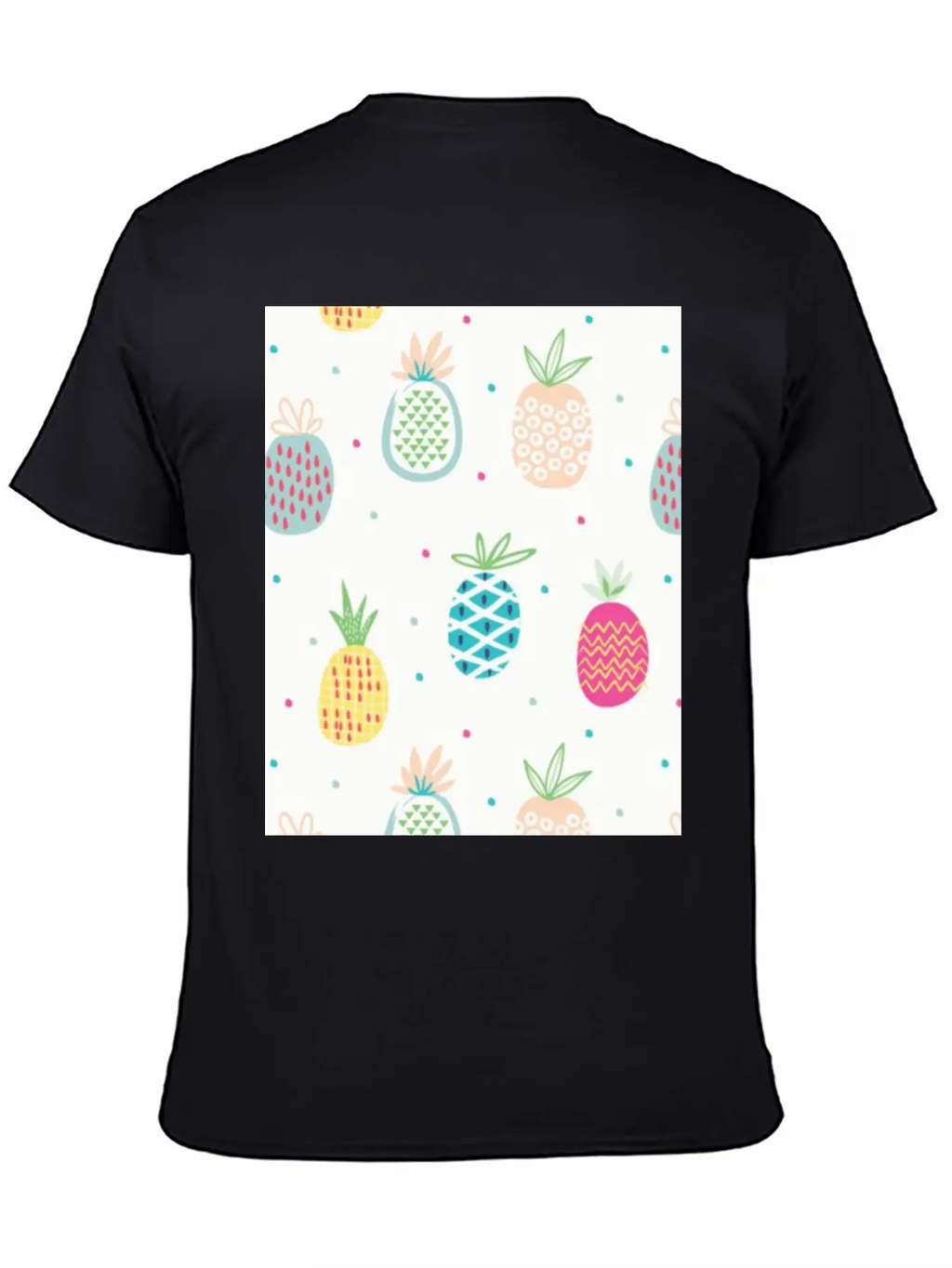 Pineapples Unisex Short Sleeve Soft Cotton T-Shirt – Casual Everyday Wear