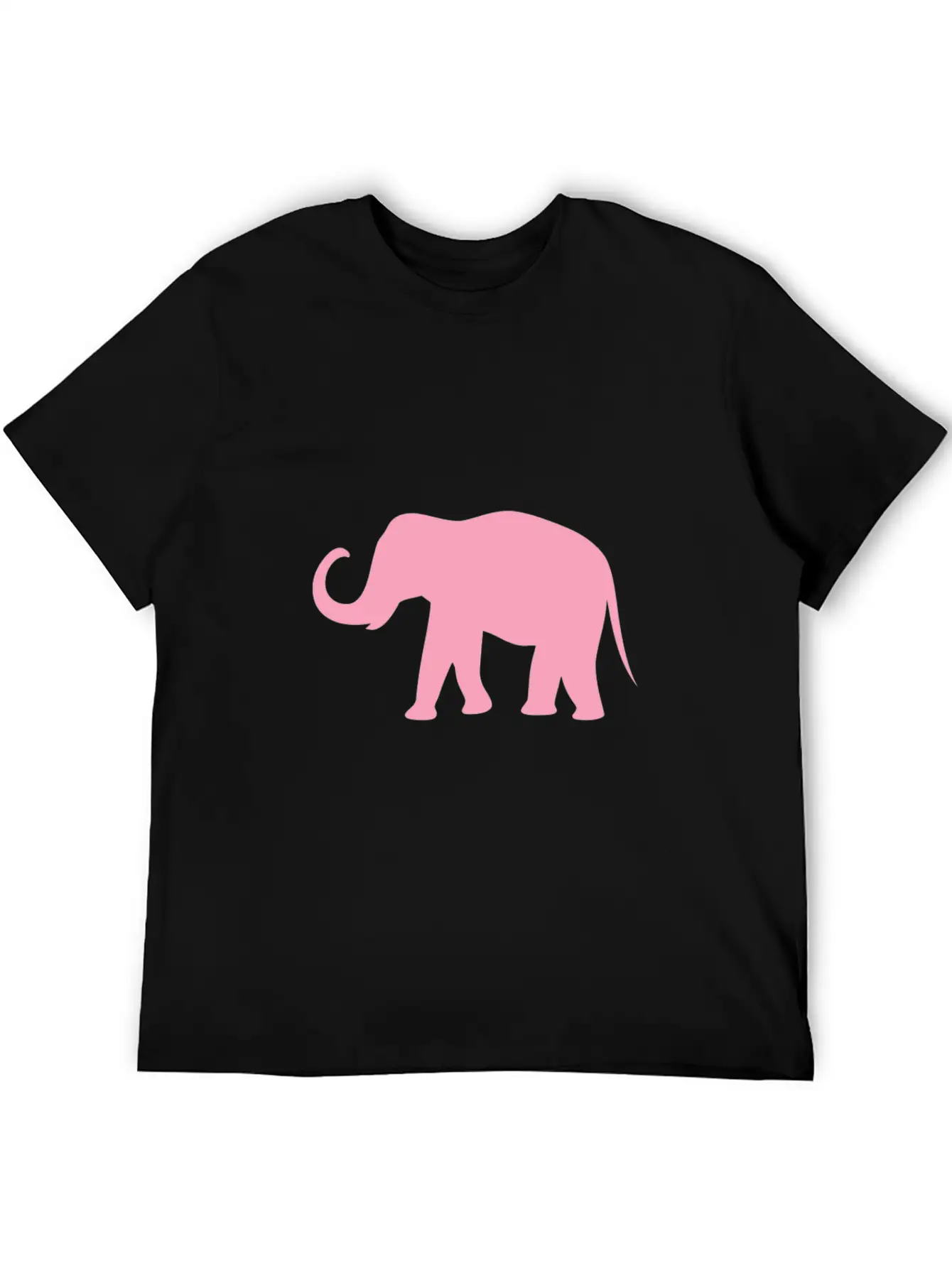 Pink Elephant Tribal Art Tribe Floral Paleo Cave Unisex Casual T-Shirt – Clean Design For Daily Comfort