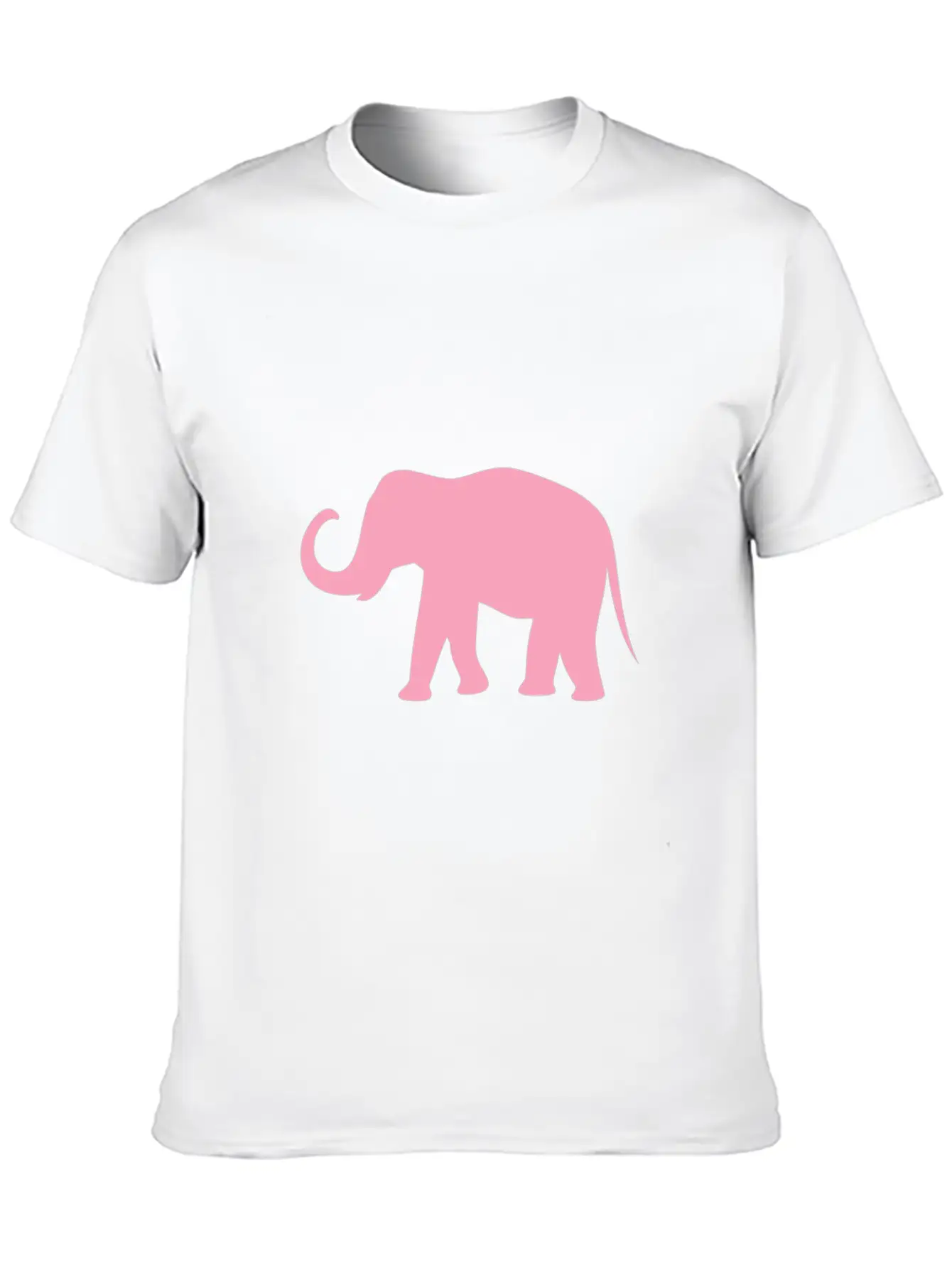 Pink Elephant Tribal Art Tribe Floral Paleo Cave Unisex Casual T-Shirt – Clean Design For Daily Comfort