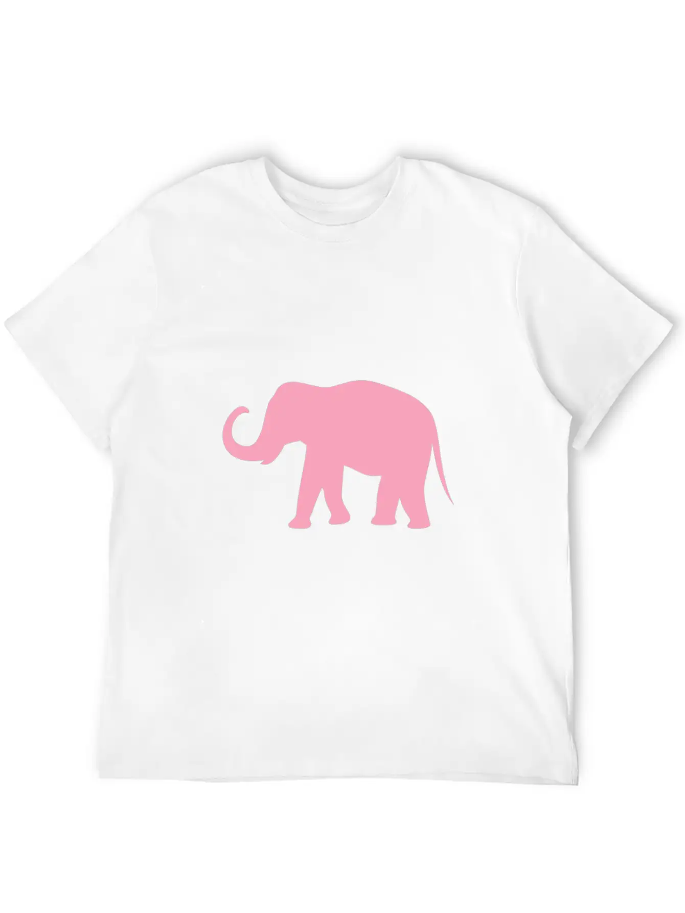 Pink Elephant Tribal Art Tribe Floral Paleo Cave Unisex Casual T-Shirt – Clean Design For Daily Comfort