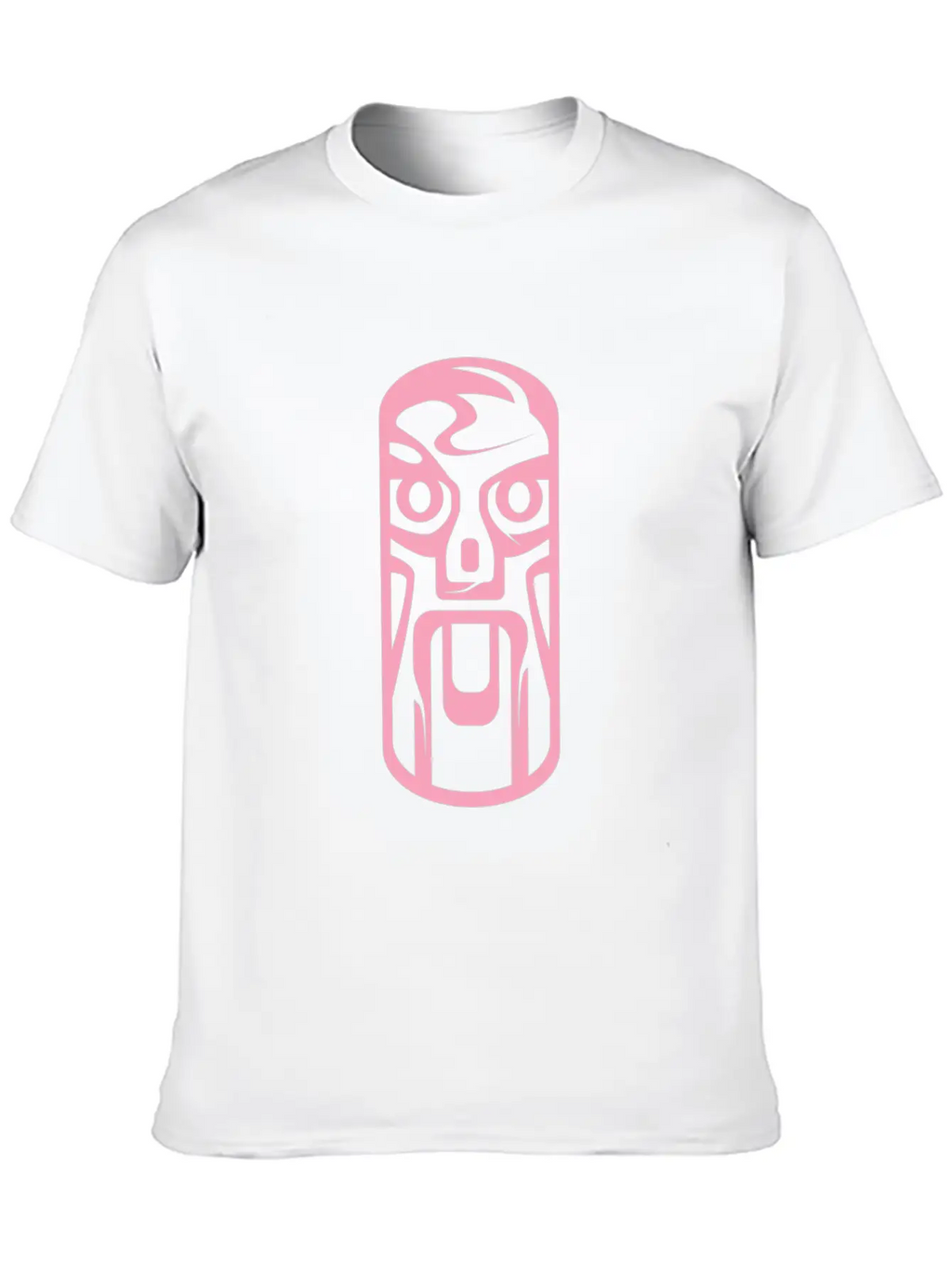 Pink Totem Africa Tribal Art Tribe Floral Paleo Classic Fit Graphic Tee For Daily Comfort – Unisex Cotton Shirt