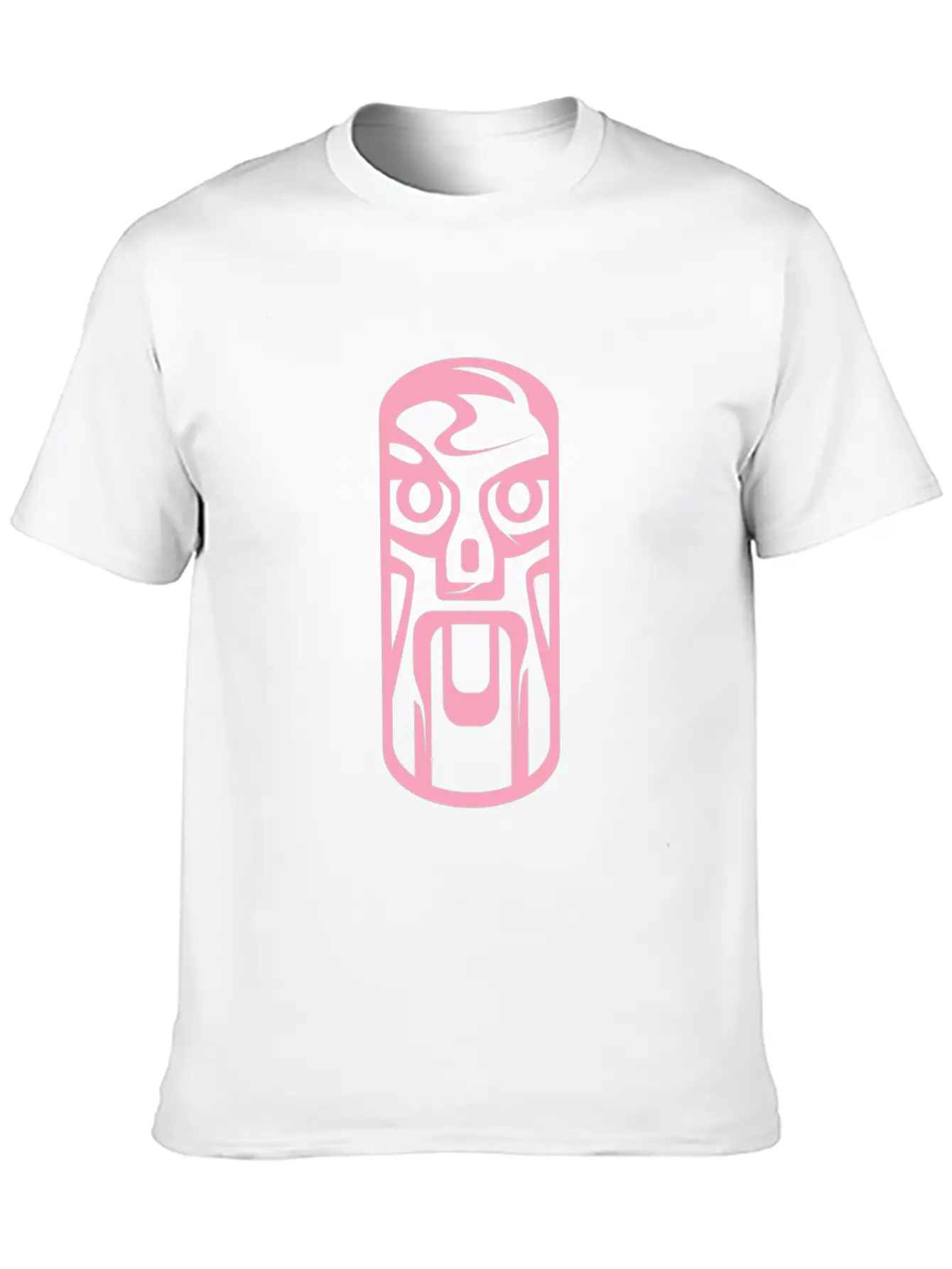 Pink Totem Africa Tribal Art Tribe Floral Paleo Classic Fit Graphic Tee For Daily Comfort – Unisex Cotton Shirt