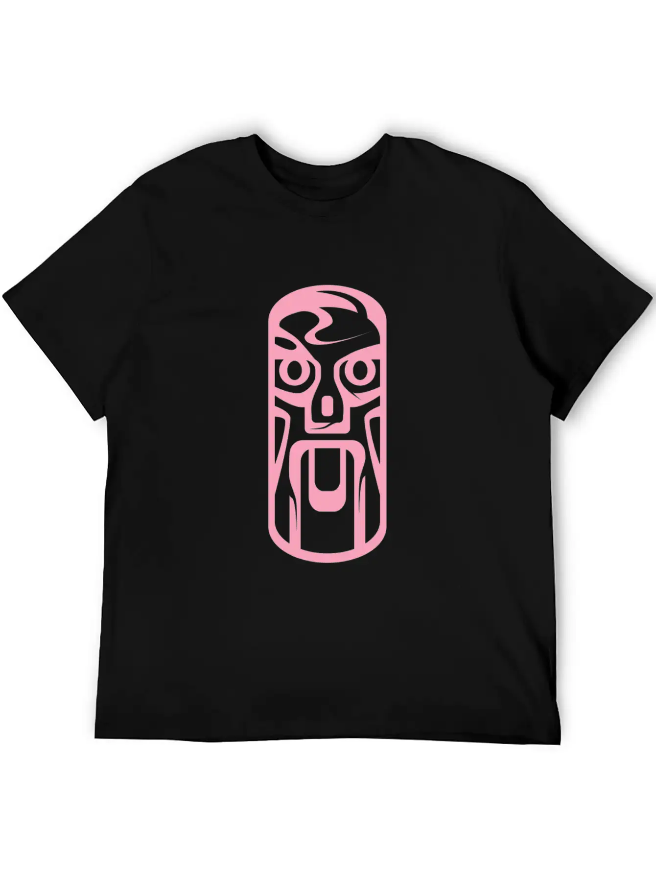Pink Totem Africa Tribal Art Tribe Floral Paleo Classic Fit Graphic Tee For Daily Comfort – Unisex Cotton Shirt