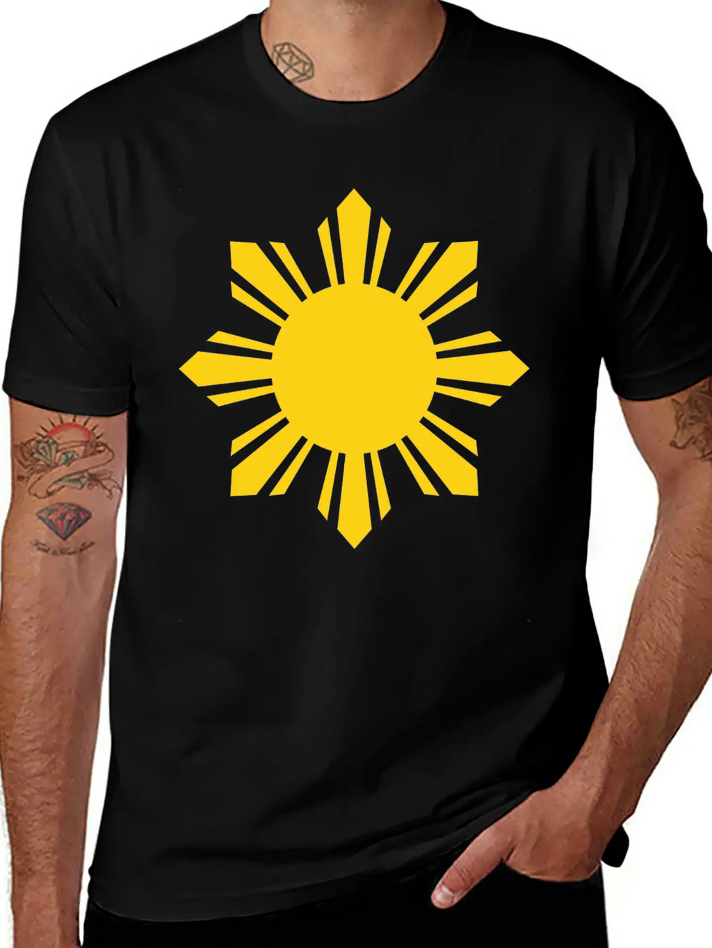 Pinoy Sun Unisex Casual T-Shirt – Clean Design For Daily Comfort