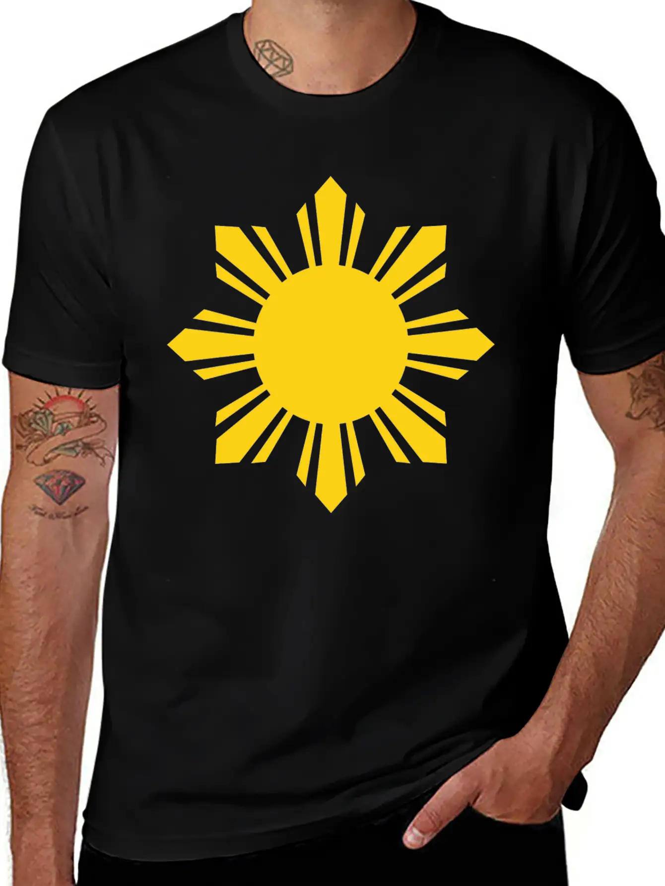 Pinoy Sun Unisex Casual T-Shirt – Clean Design For Daily Comfort