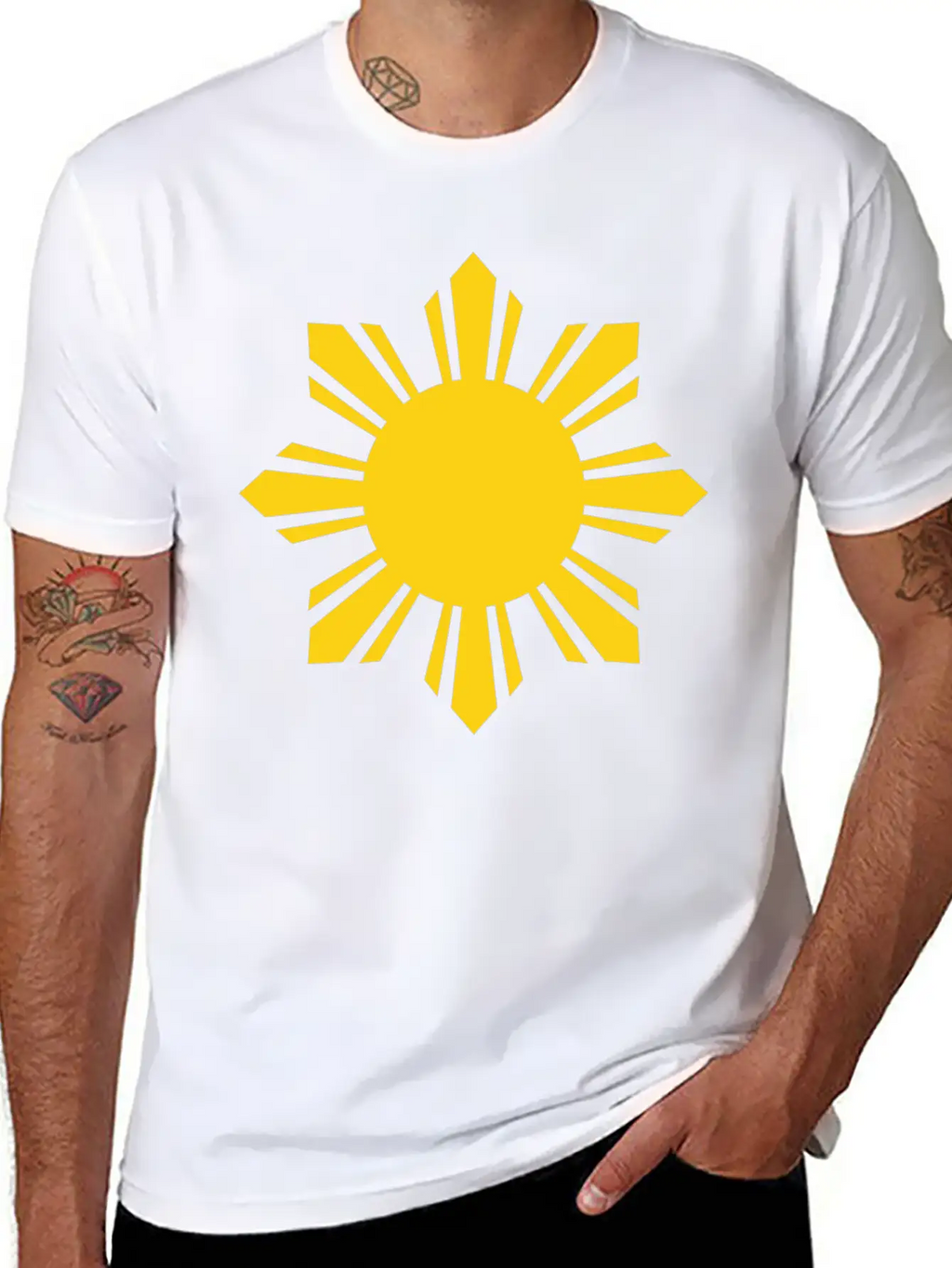 Pinoy Sun Unisex Casual T-Shirt – Clean Design For Daily Comfort