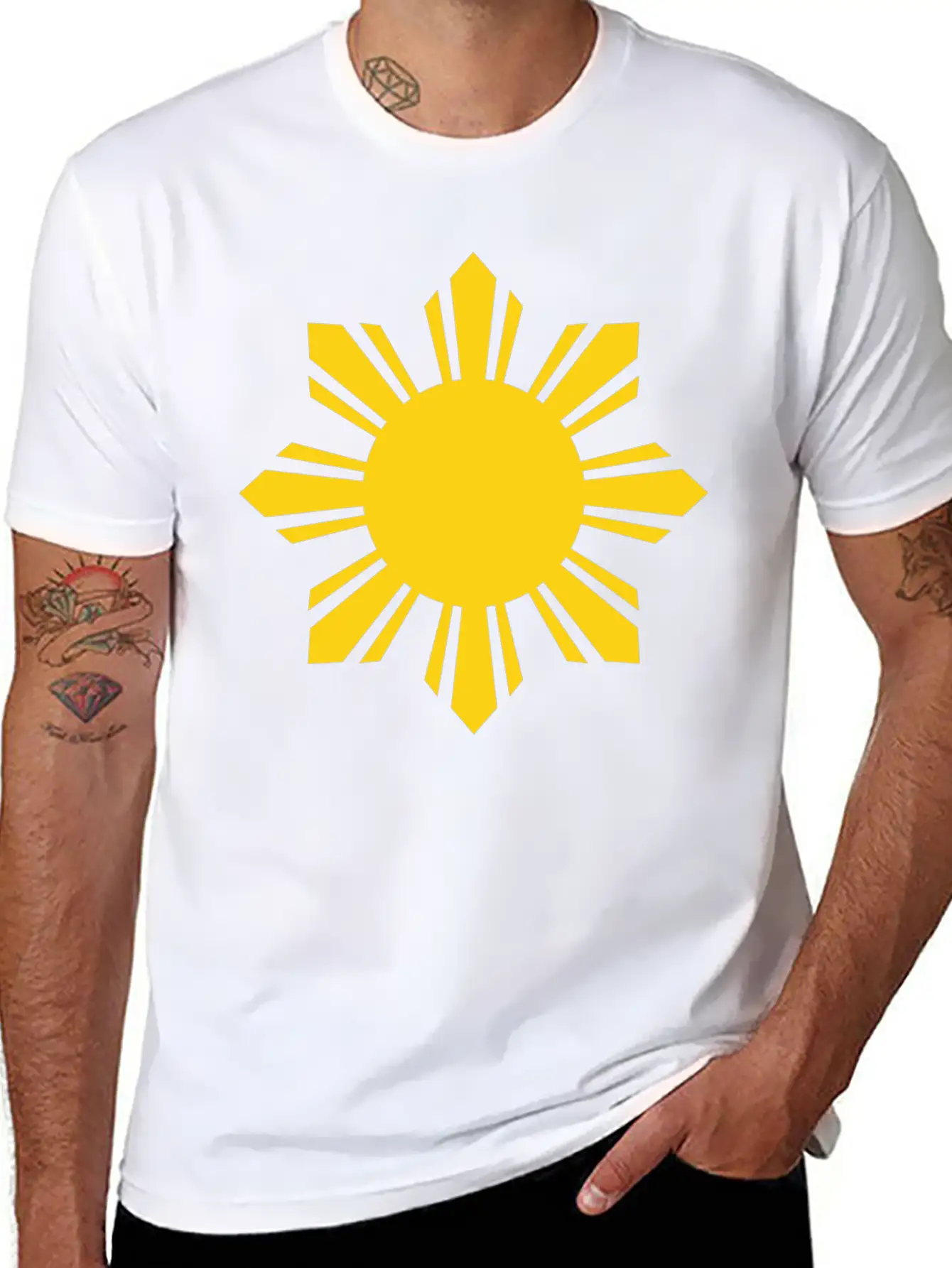 Pinoy Sun Unisex Casual T-Shirt – Clean Design For Daily Comfort