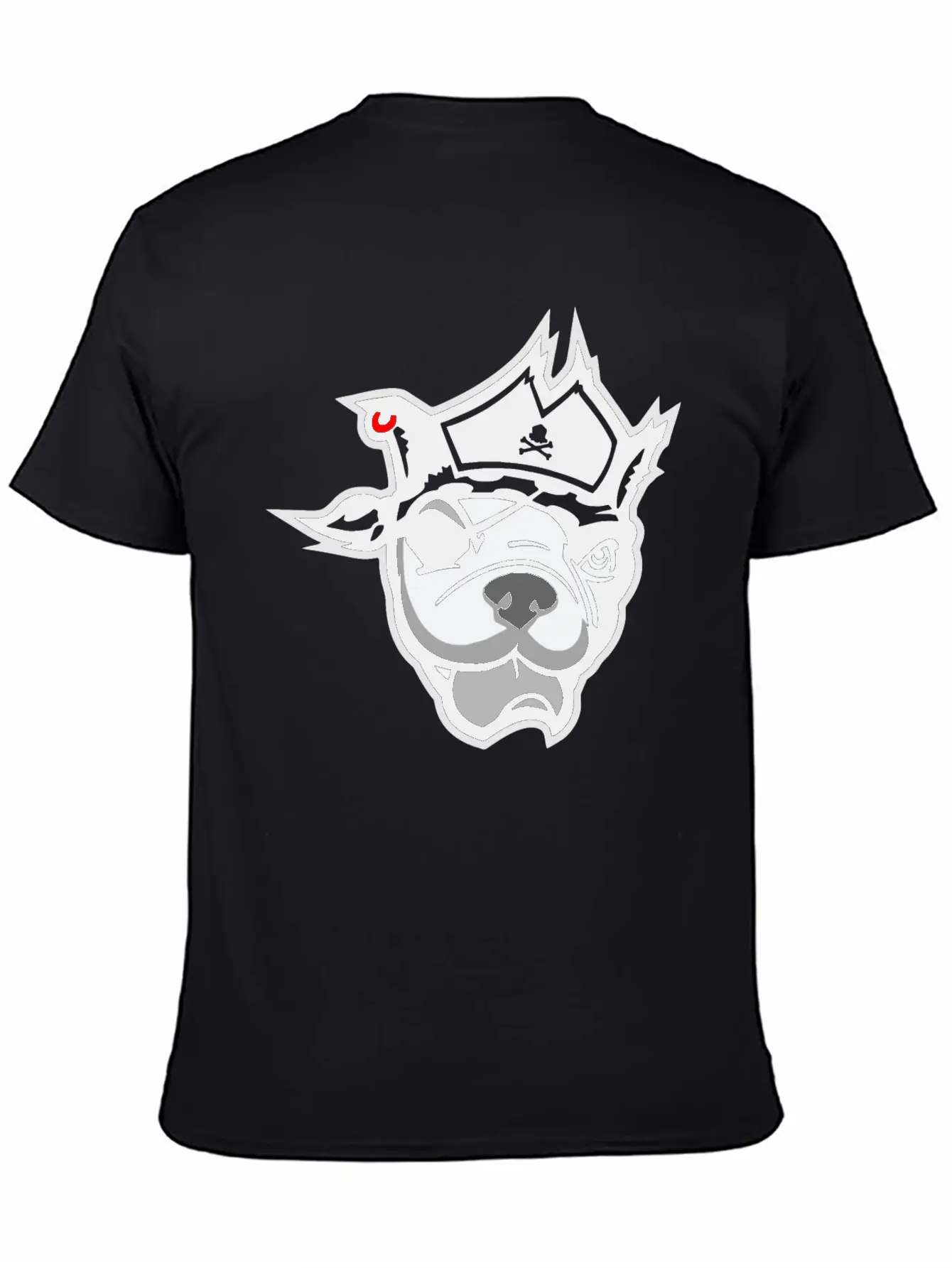 Pirate Dog Unisex Casual T-Shirt – Clean Design For Daily Comfort