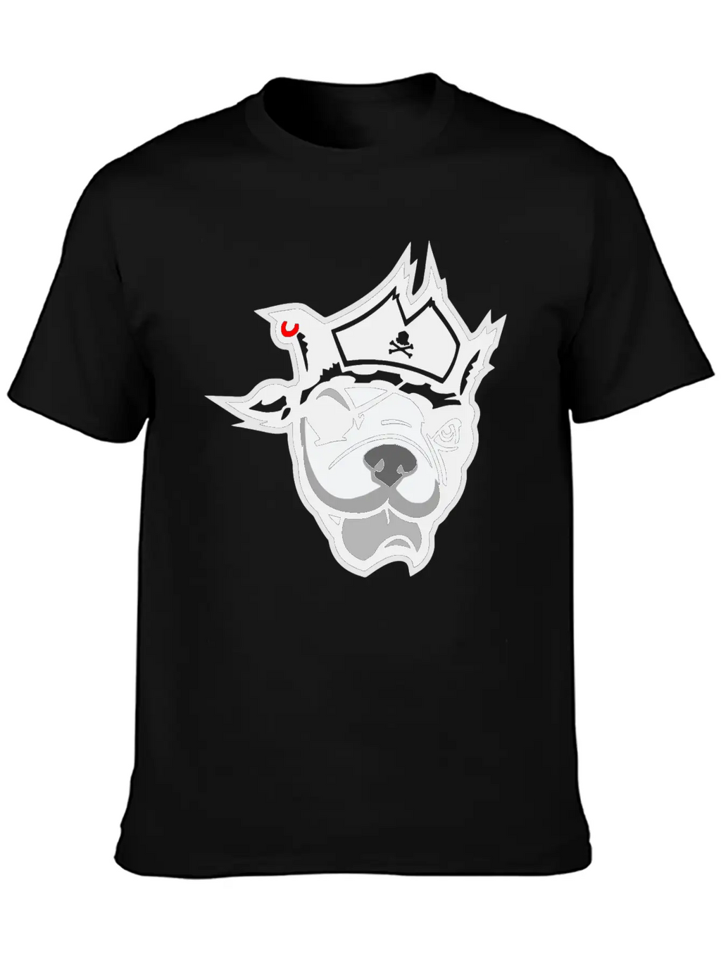 Pirate Dog Unisex Casual T-Shirt – Clean Design For Daily Comfort