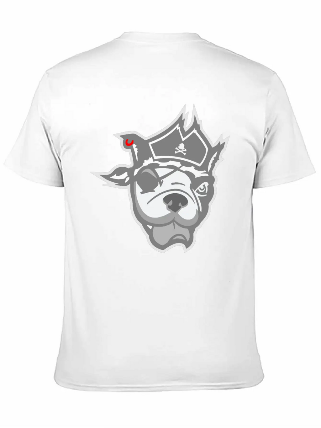 Pirate Dog Unisex Casual T-Shirt – Clean Design For Daily Comfort