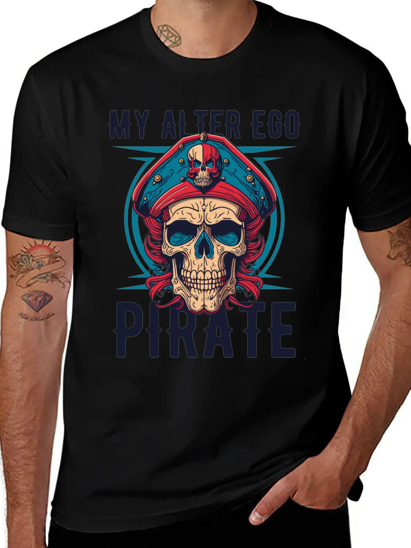 Pirate My Alter Ego Unisex Casual T-Shirt – Clean Design For Daily Comfort