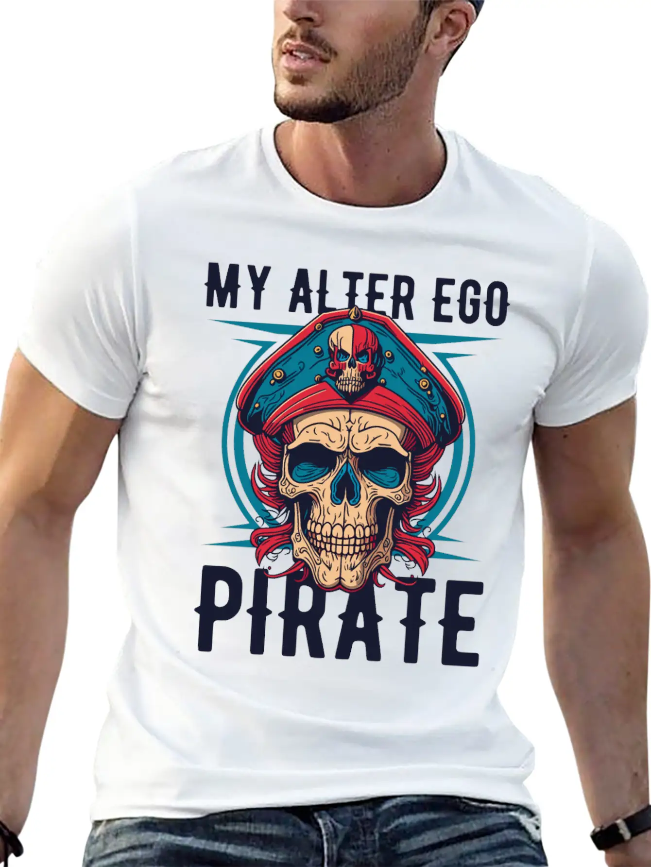 Pirate My Alter Ego Unisex Casual T-Shirt – Clean Design For Daily Comfort