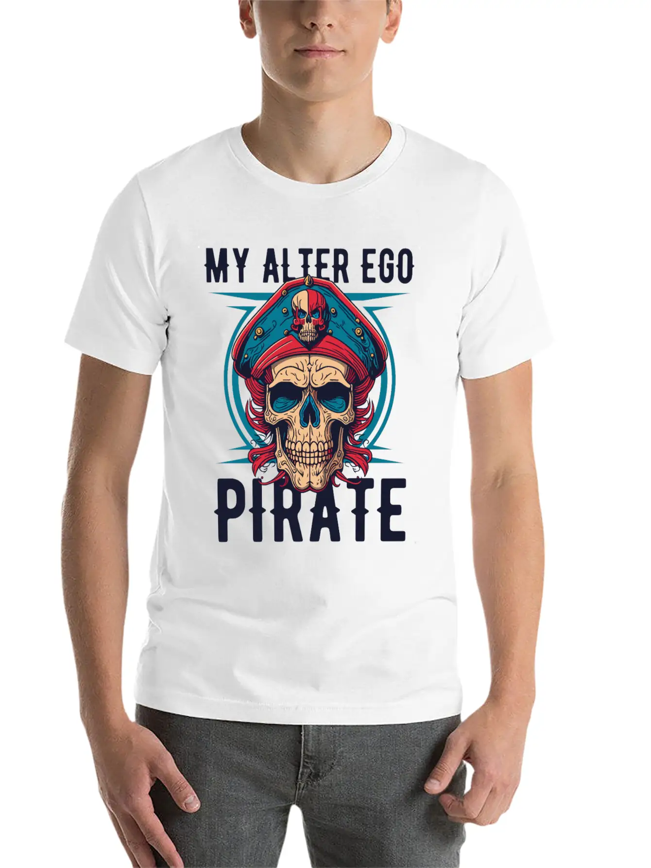 Pirate My Alter Ego Unisex Casual T-Shirt – Clean Design For Daily Comfort