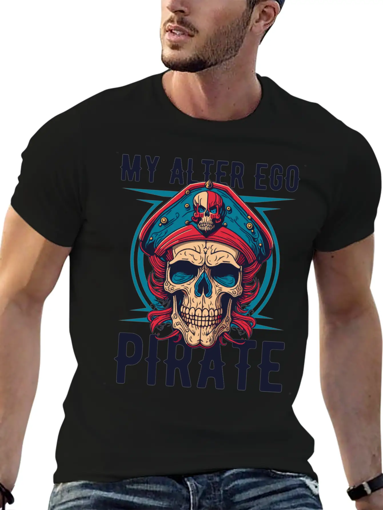 Pirate My Alter Ego Unisex Casual T-Shirt – Clean Design For Daily Comfort