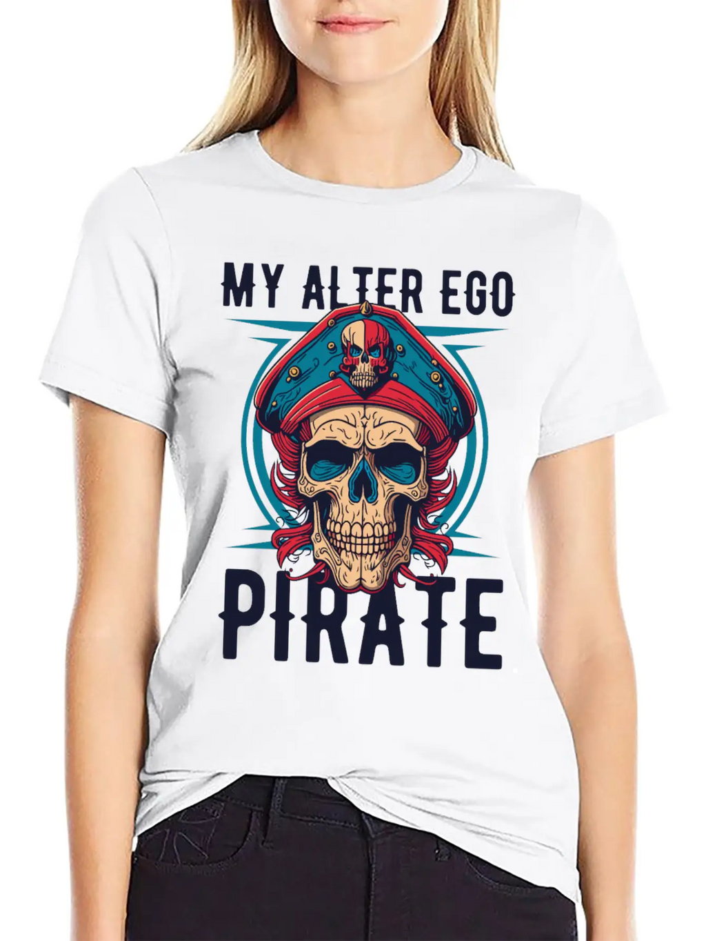 Pirate My Alter Ego Unisex Casual T-Shirt – Clean Design For Daily Comfort