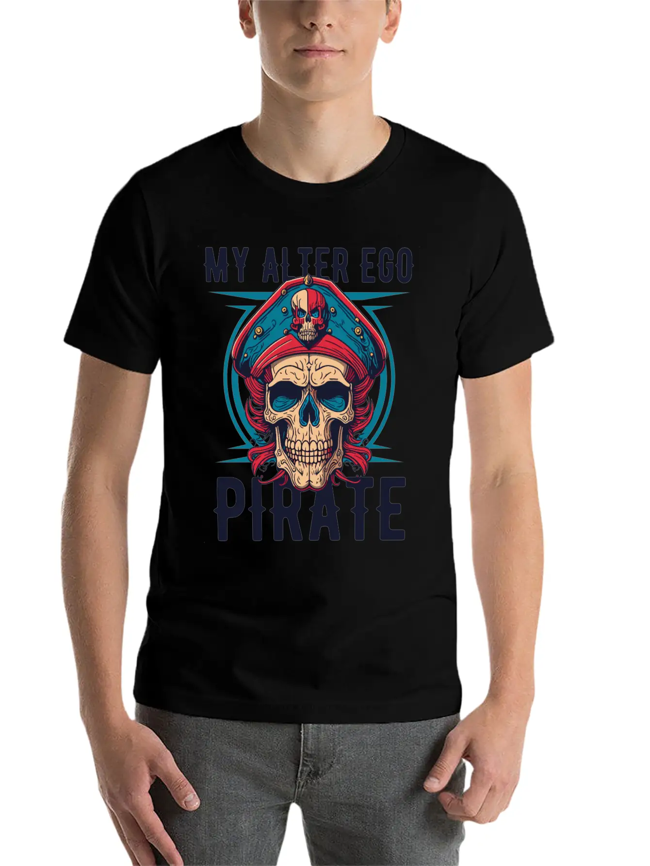 Pirate My Alter Ego Unisex Casual T-Shirt – Clean Design For Daily Comfort